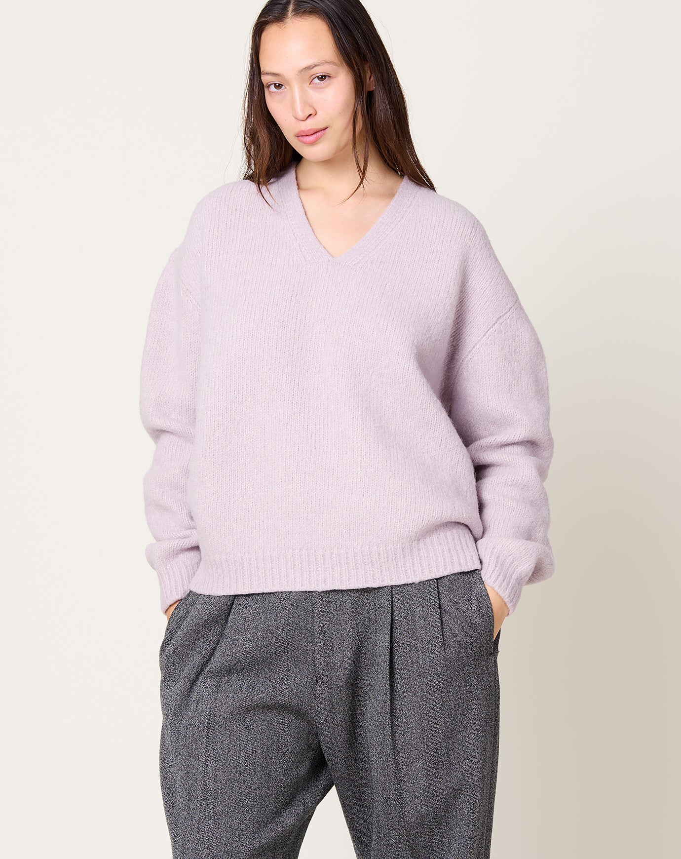Lauren Manoogian Loft V Neck in Lavender