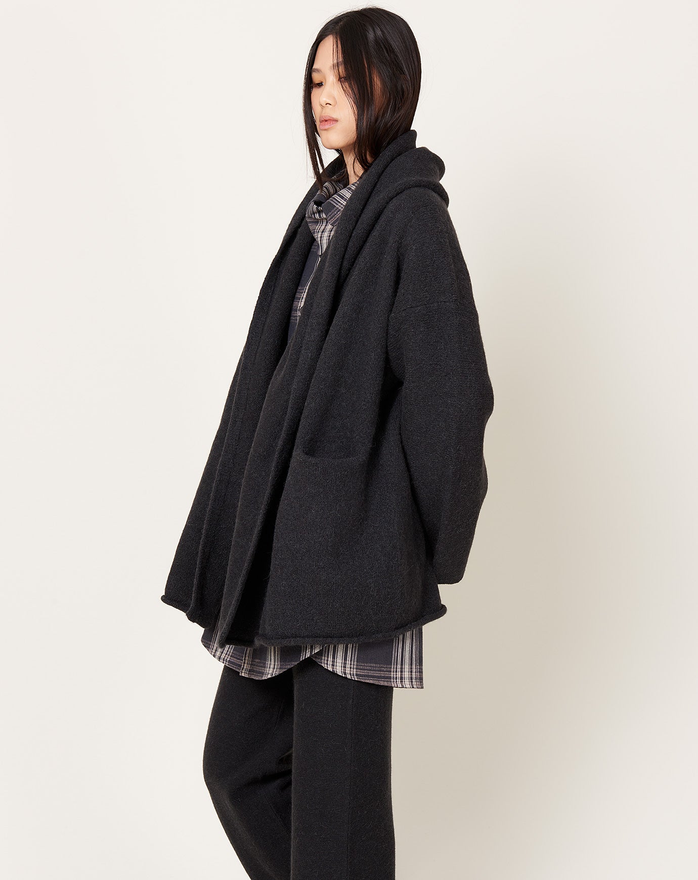 Lauren Manoogian Manta Coat in Ink