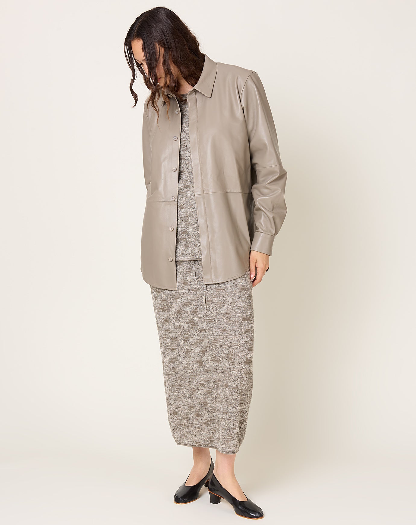 Lauren Manoogian Napa Shirt in Stone