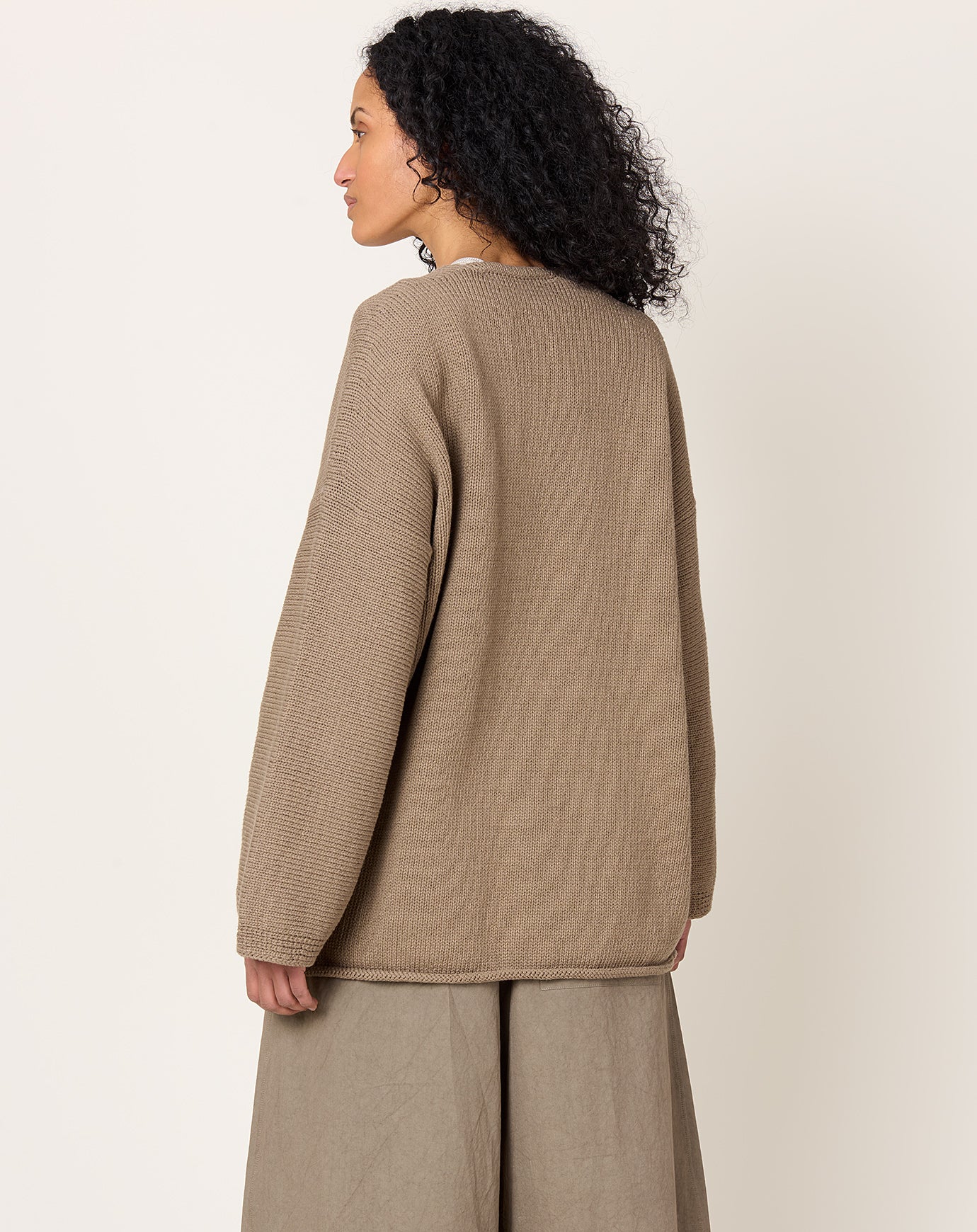 Lauren Manoogian Open Cardigan in Earth