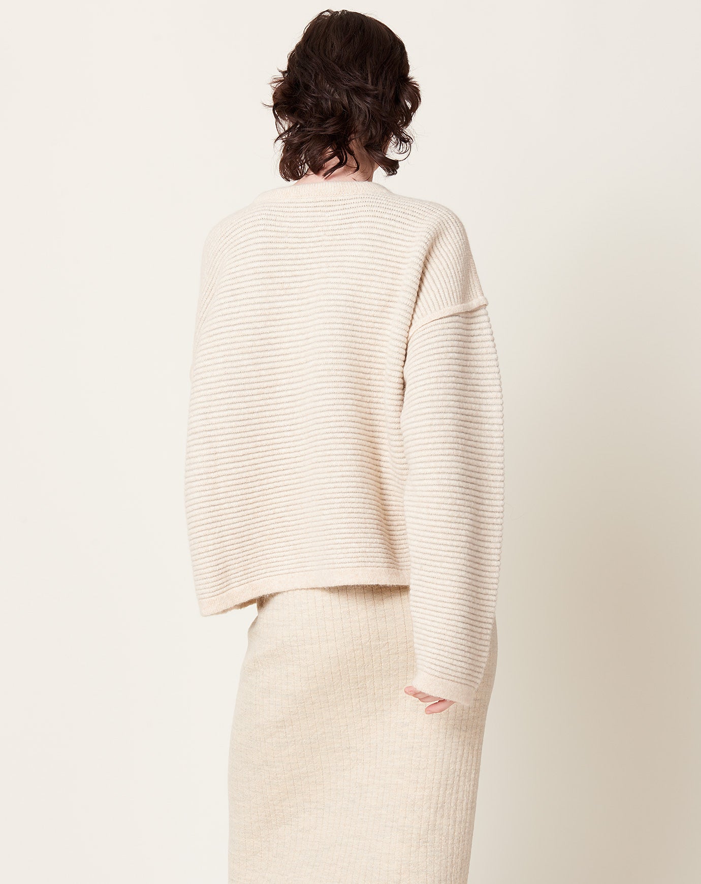 Lauren Manoogian Ottoman Crewneck in Alabaster & Carrara