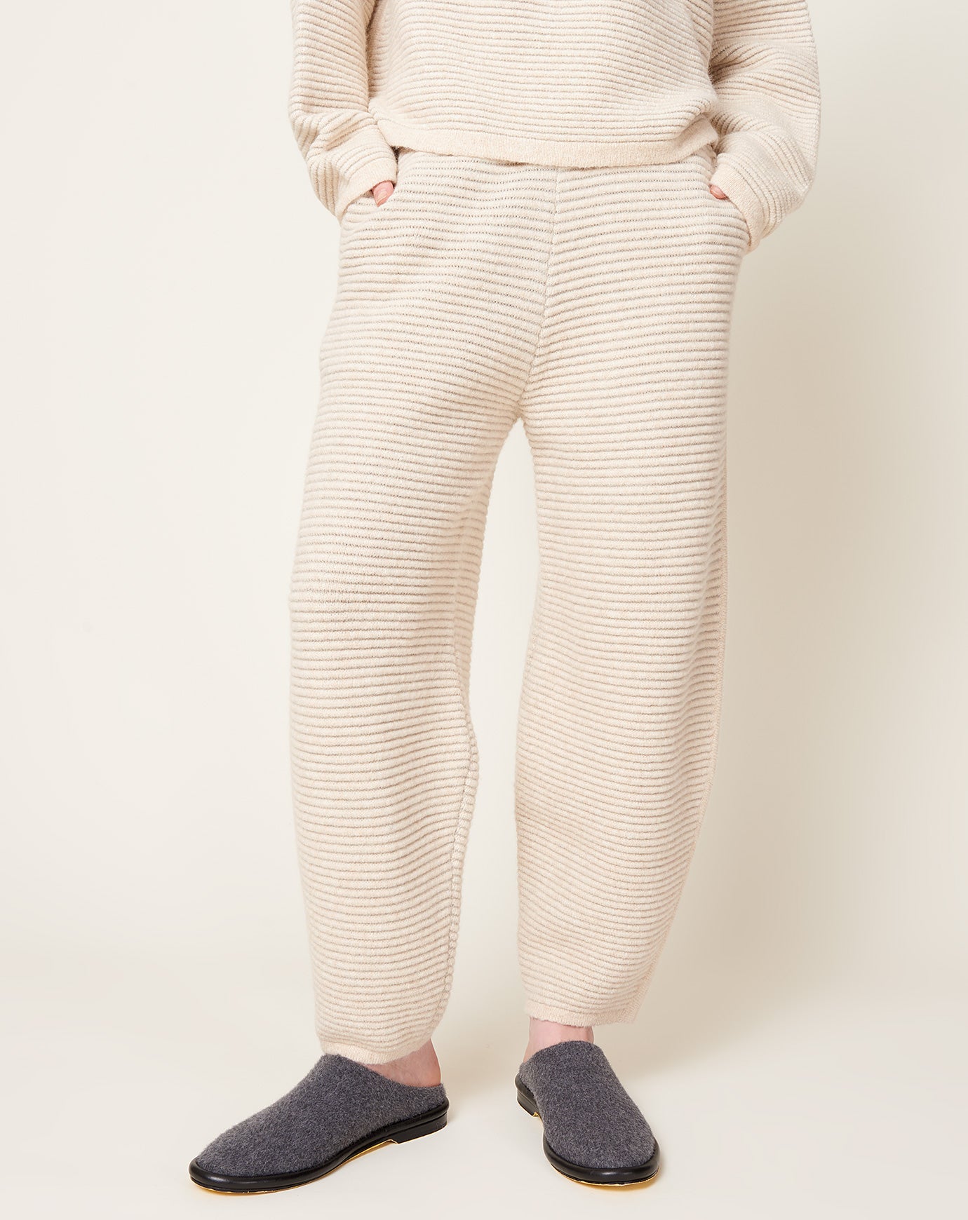 Lauren Manoogian Ottoman Pants in Alabaster & Carrara