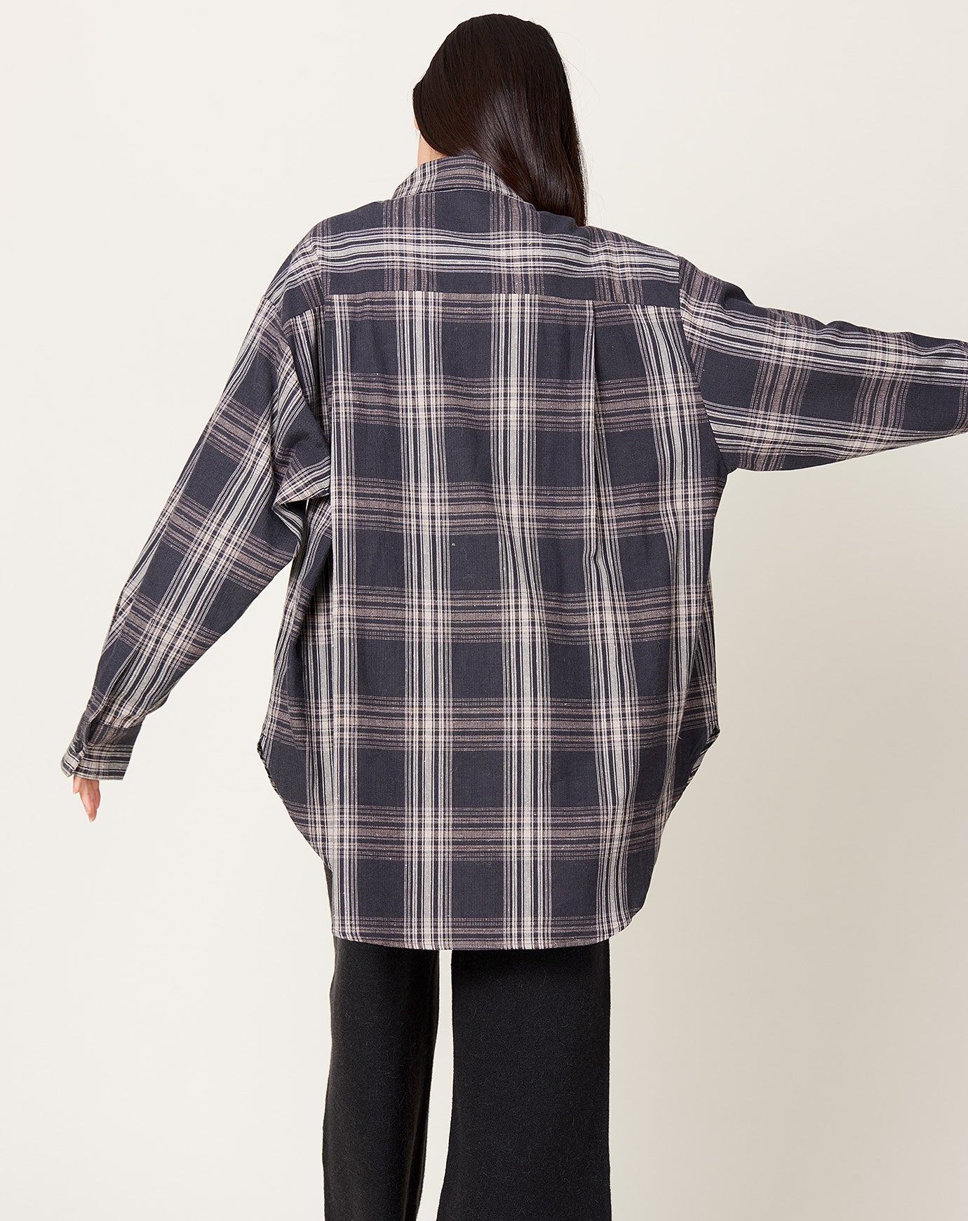 Lauren Manoogian Plaid Gaiter Shirt