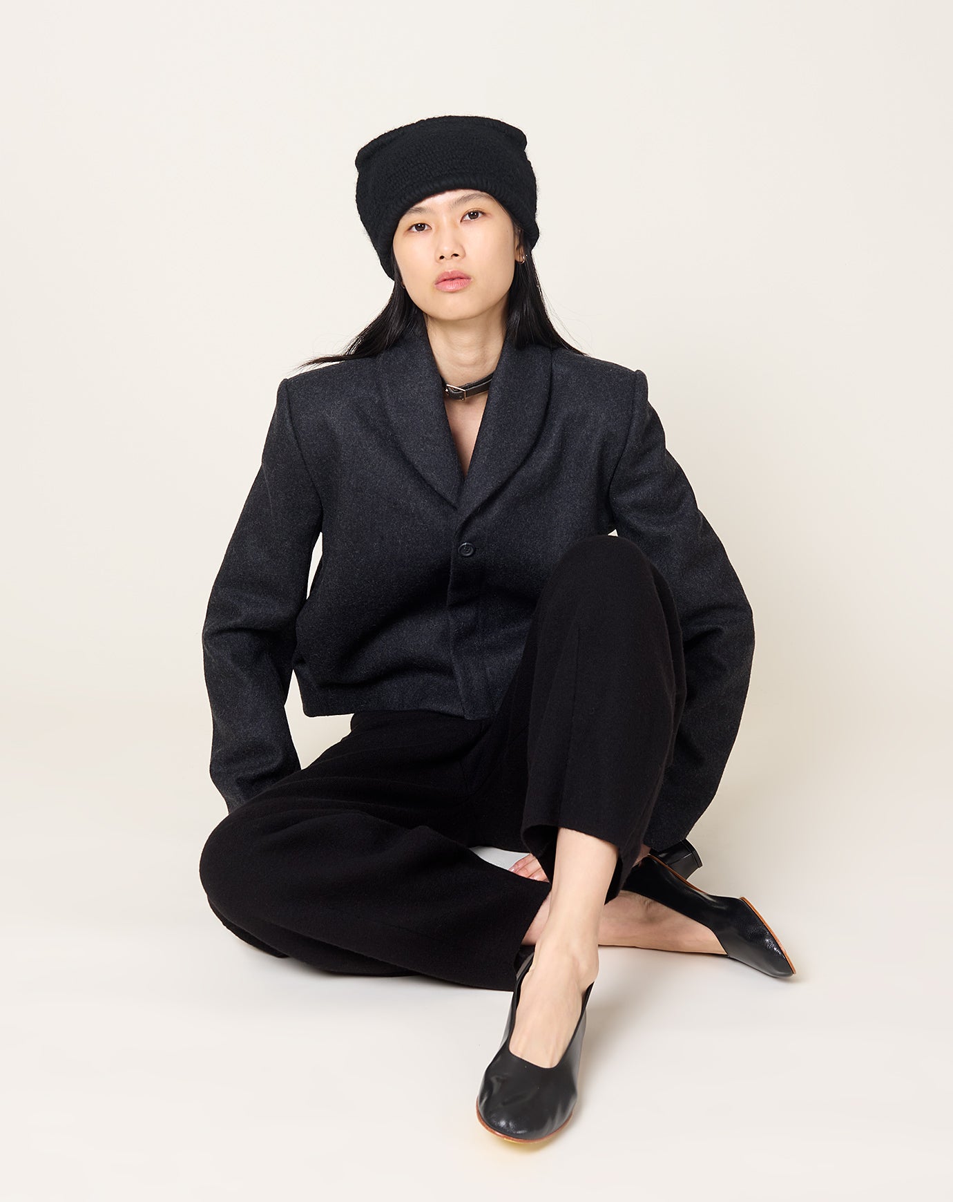 Lauren Manoogian Roving Hat in Black