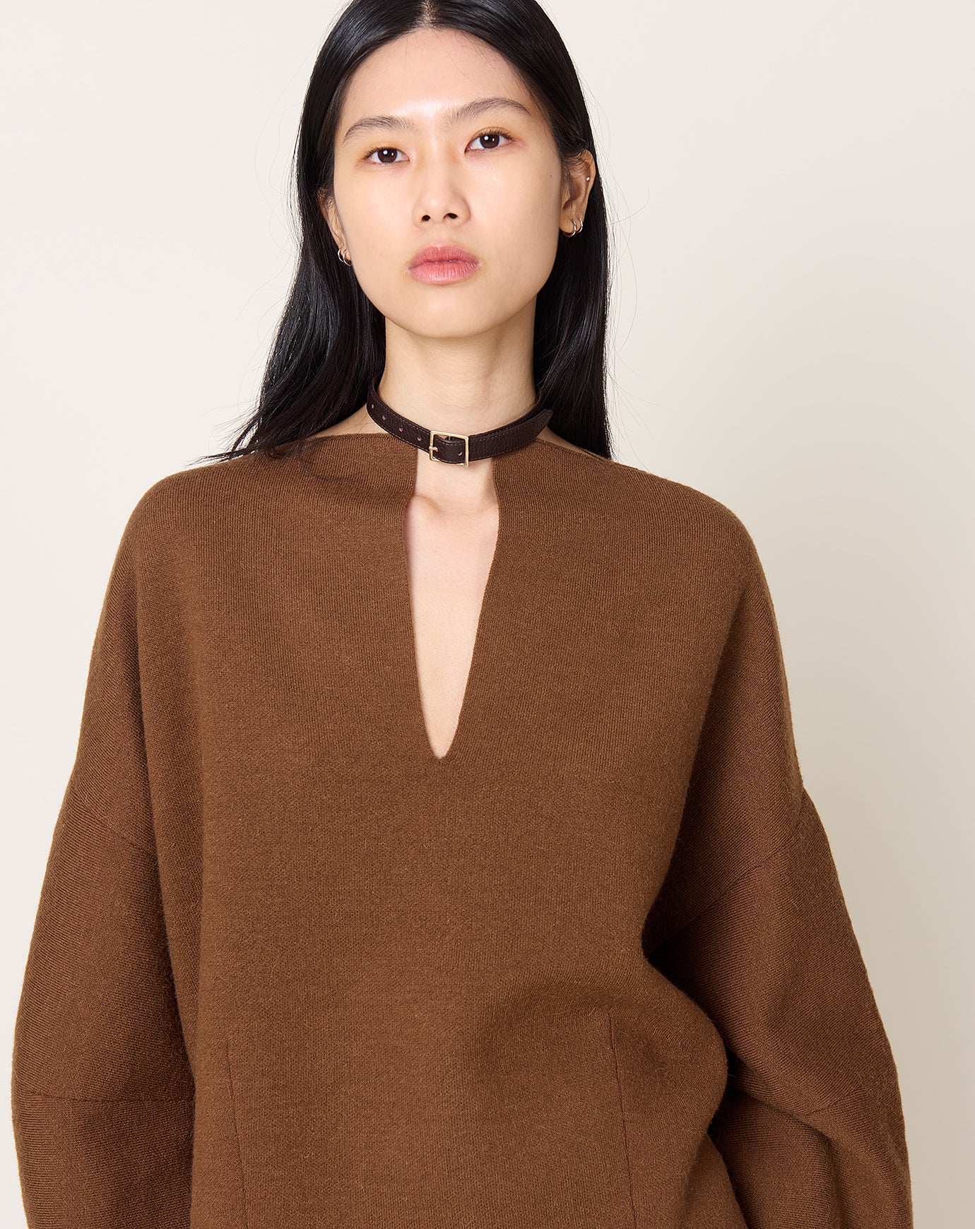 Lauren Manoogian Plata Collar in Espresso