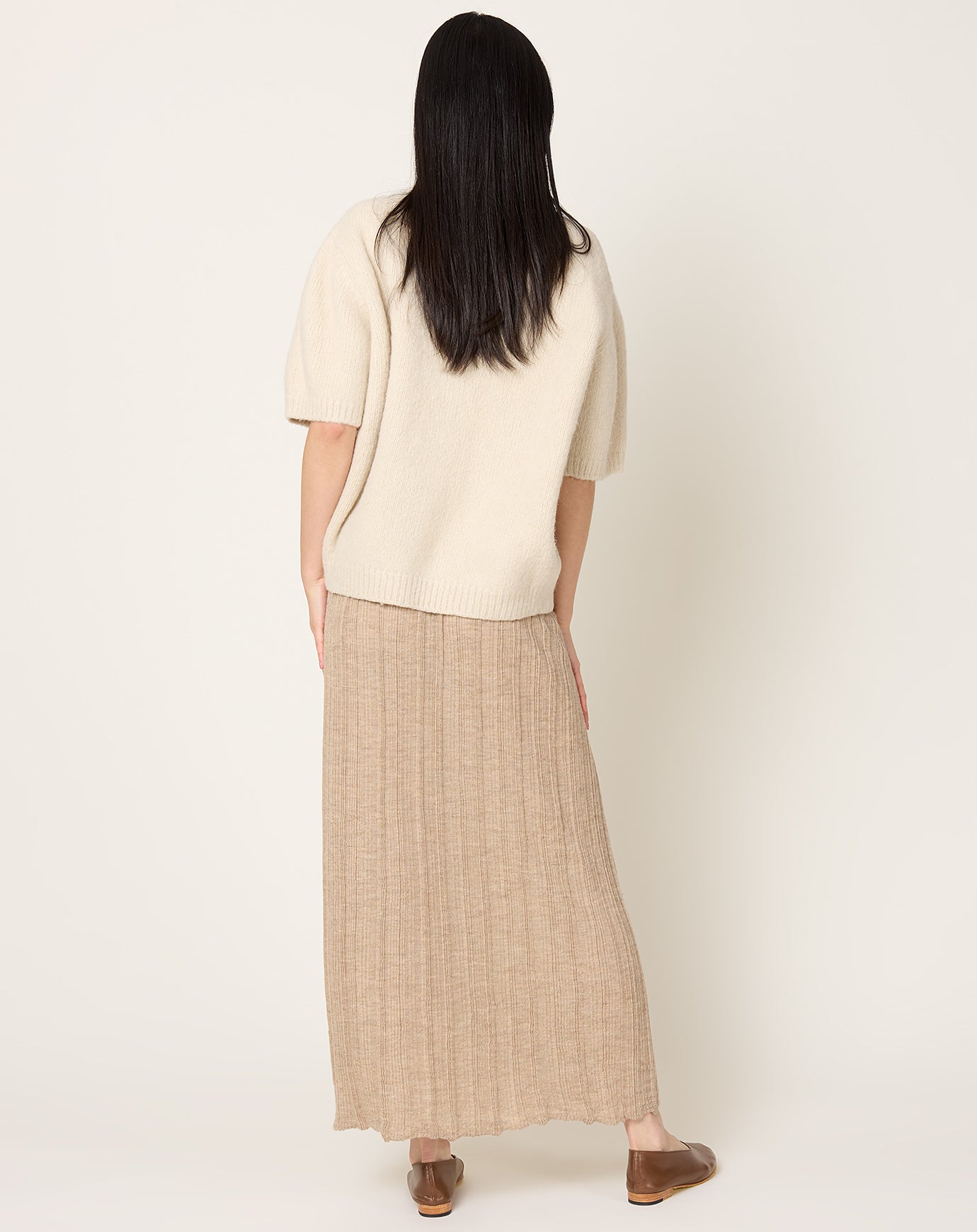 Lauren Manoogian Plisse Skirt in Oak