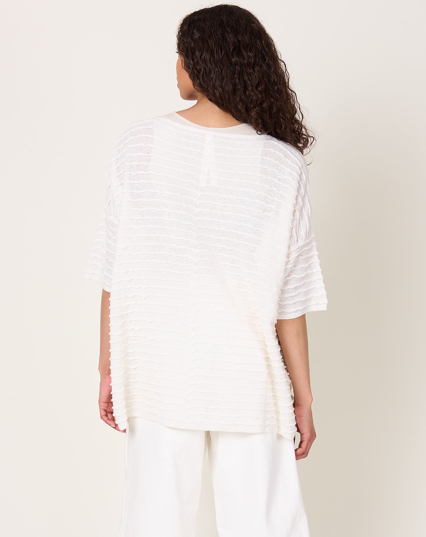 Lauren Manoogian Ripple Top in Bone