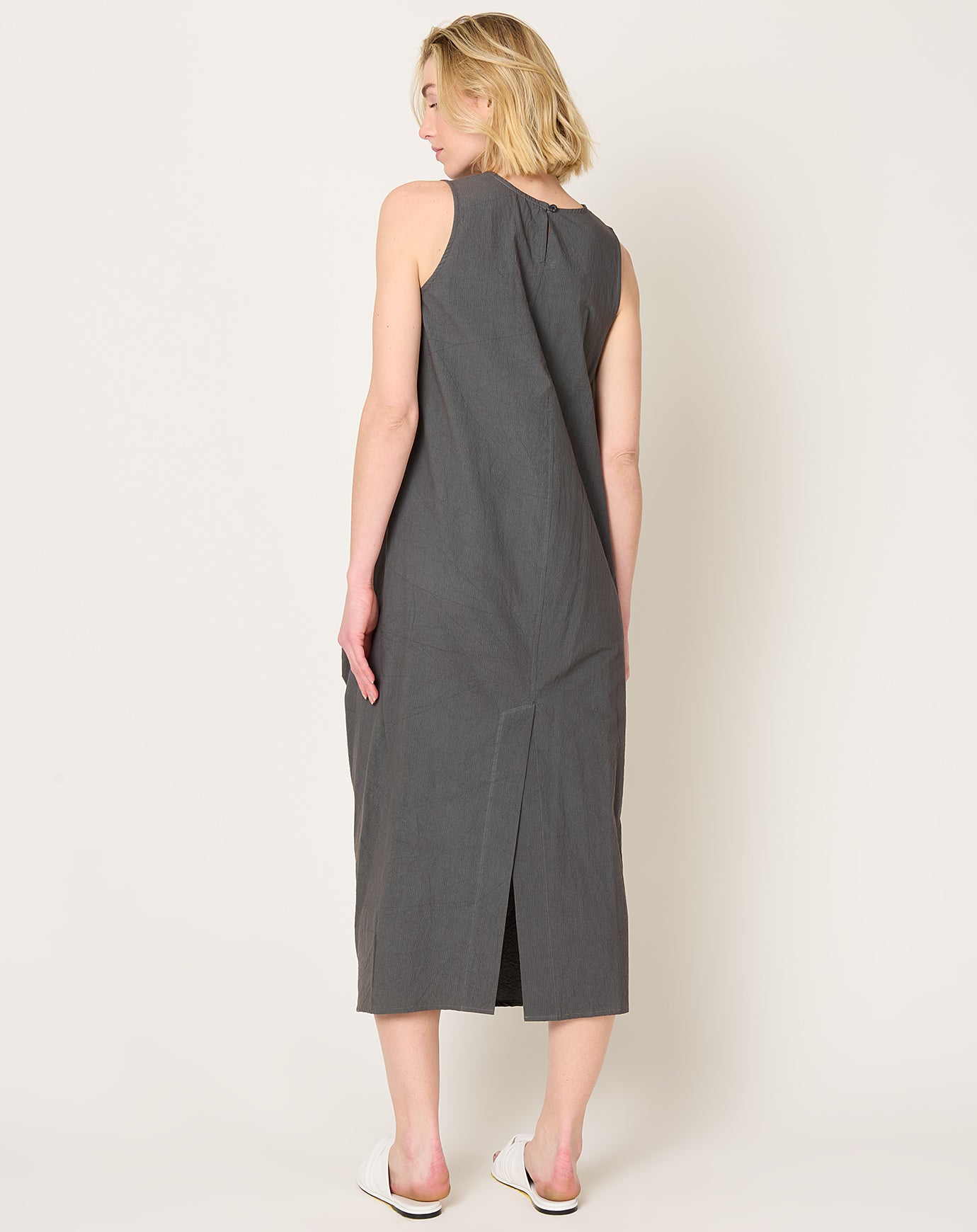 Lauren Manoogian Ripstop Dress in Coal