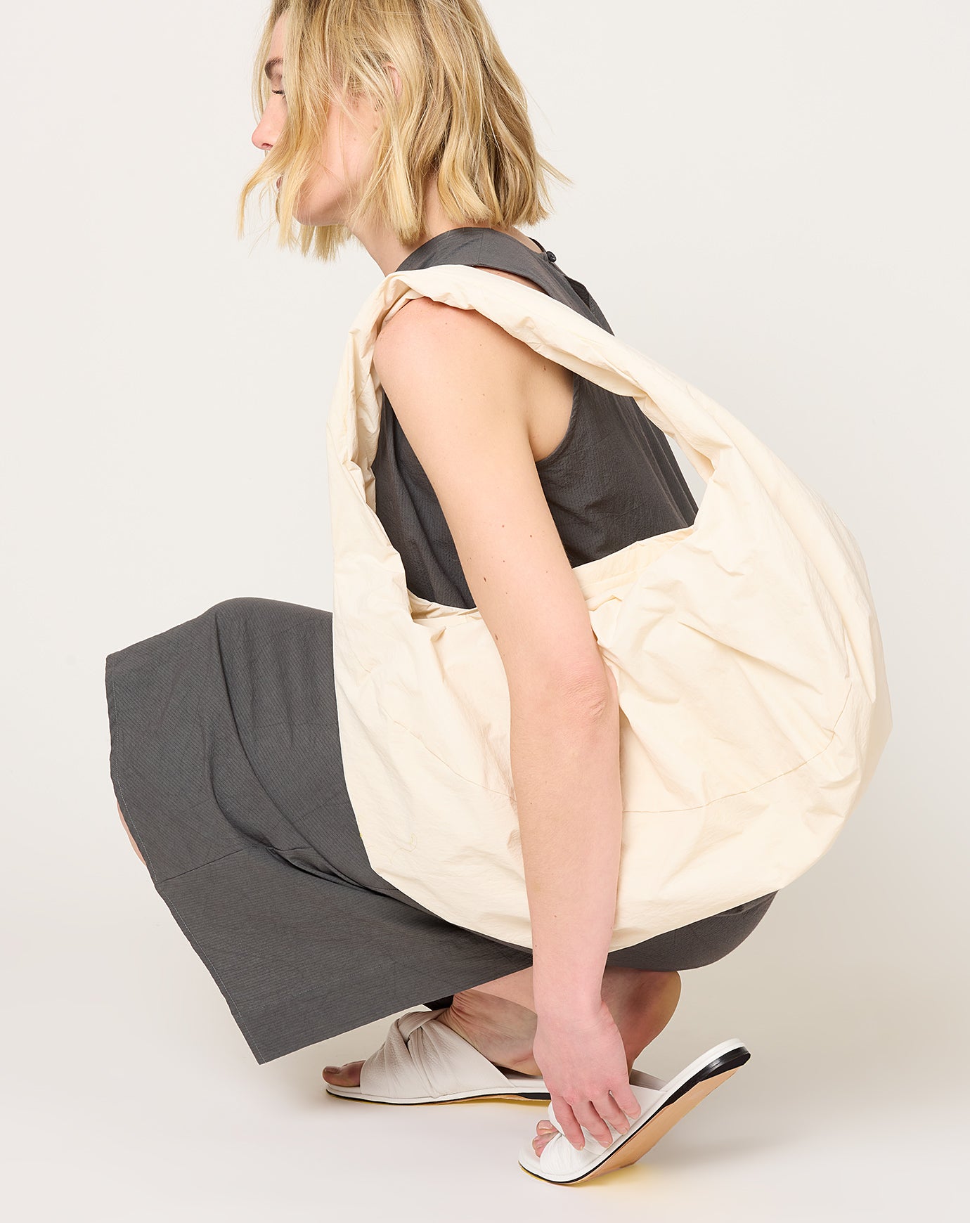 Lauren Manoogian Form Bag in Ivory