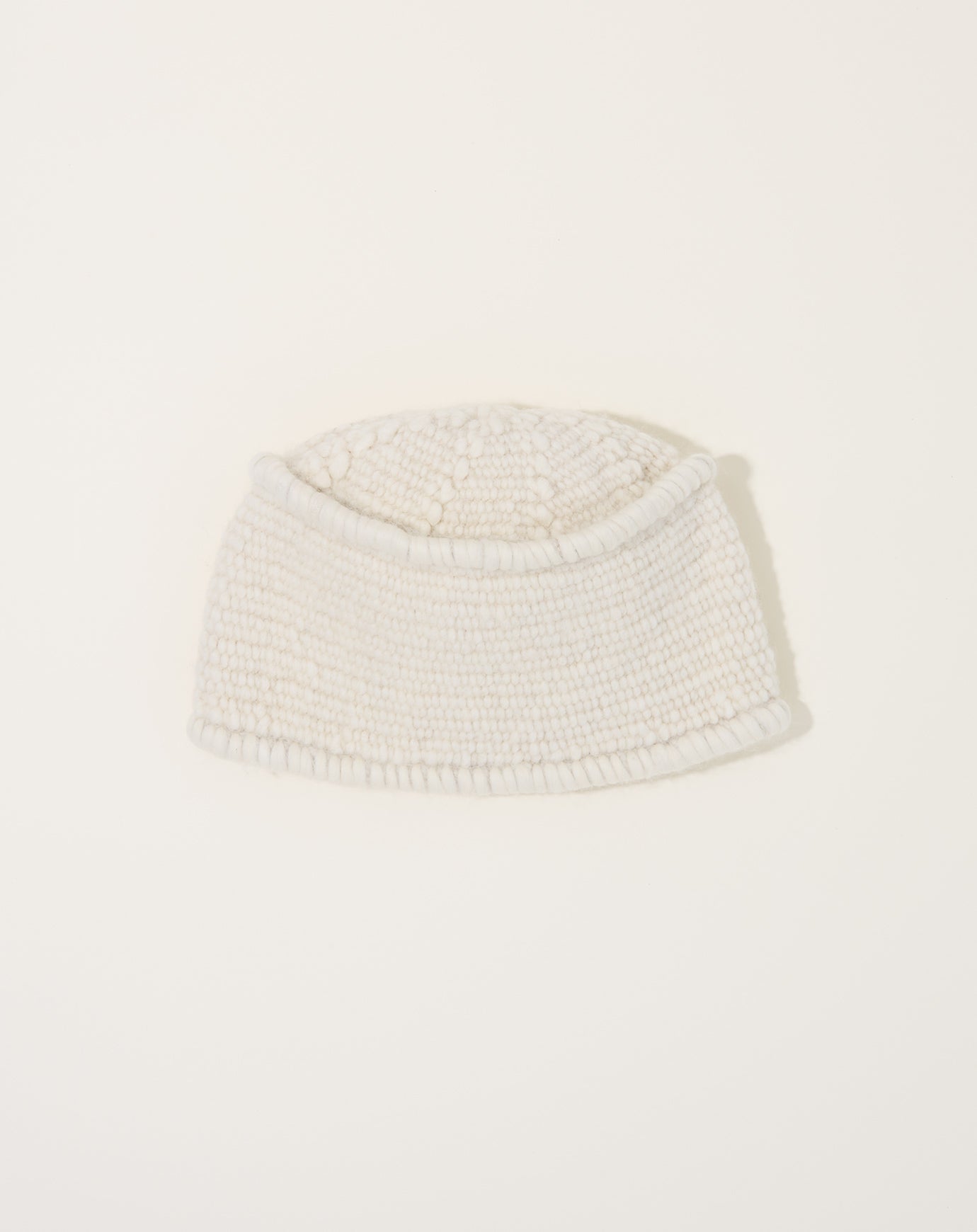 Lauren Manoogian Roving Hat in Raw White