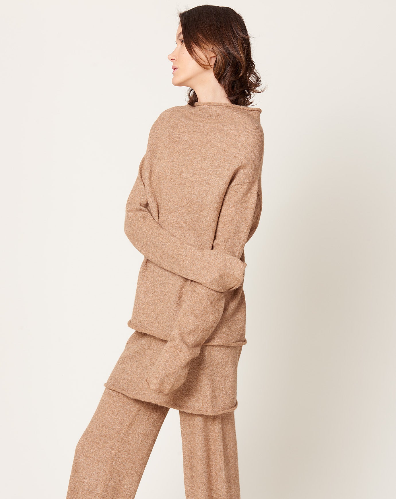 Lauren Manoogian Shoulder Boatneck in Camel