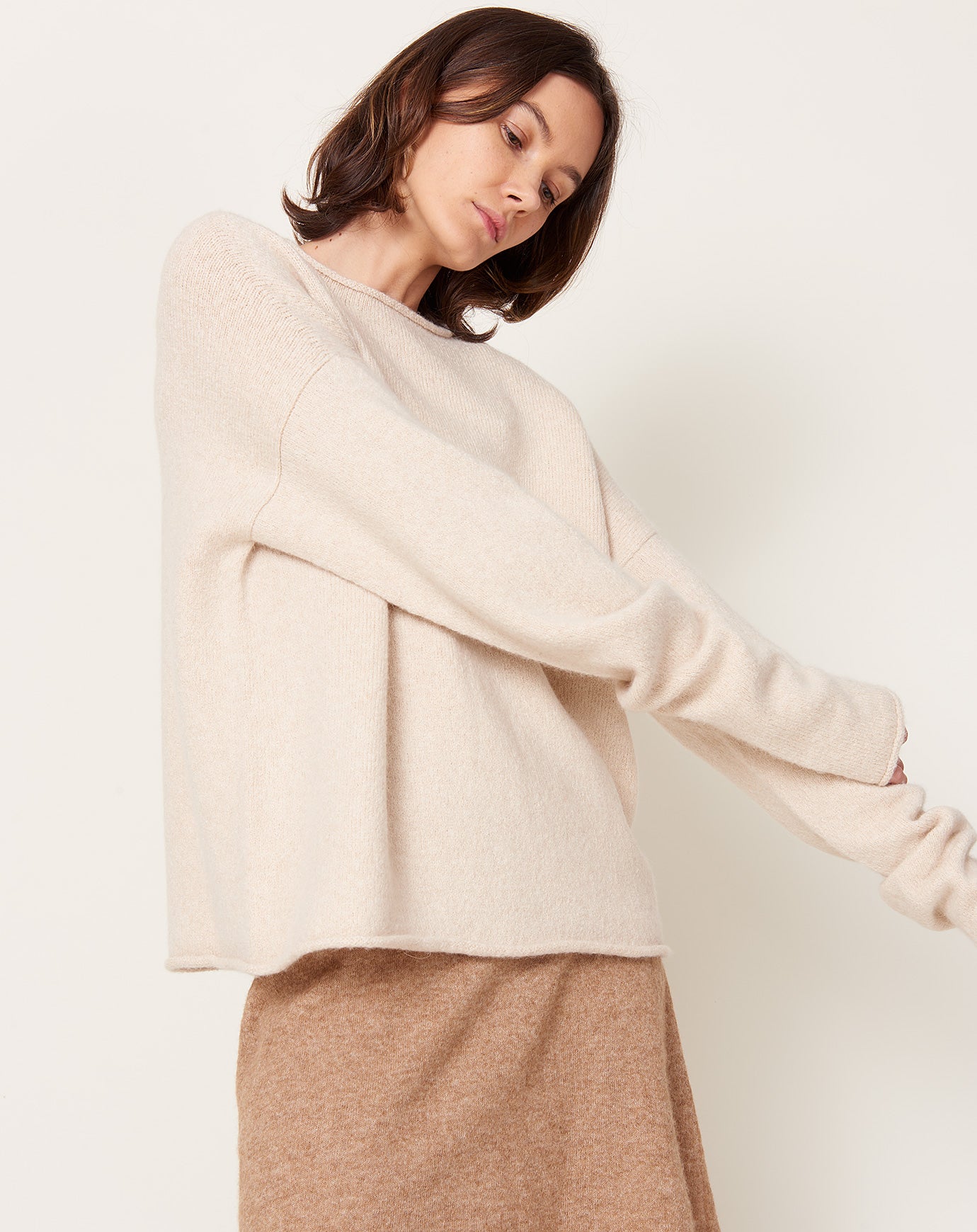 Lauren Manoogian Soft Crewneck in Alabaster