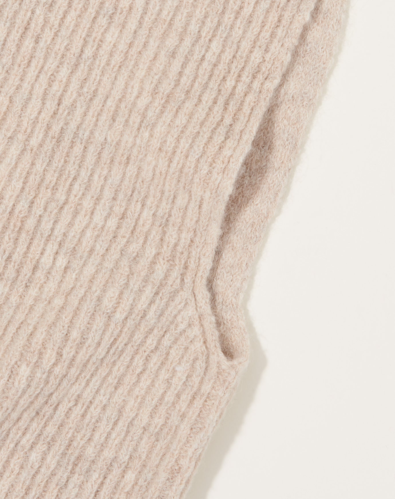 Lauren Manoogian Soft Rib Balaclava in Ecru