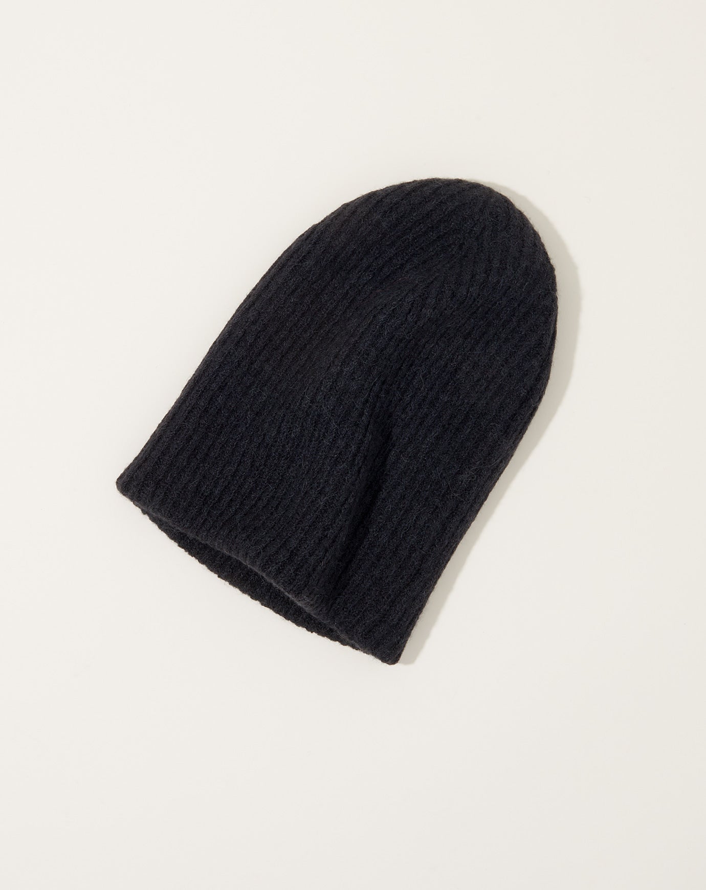 Lauren Manoogian Soft Rib Beanie in Ink