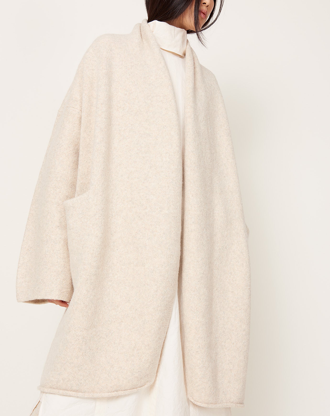 Lauren Manoogian Taper Coat in Ecru