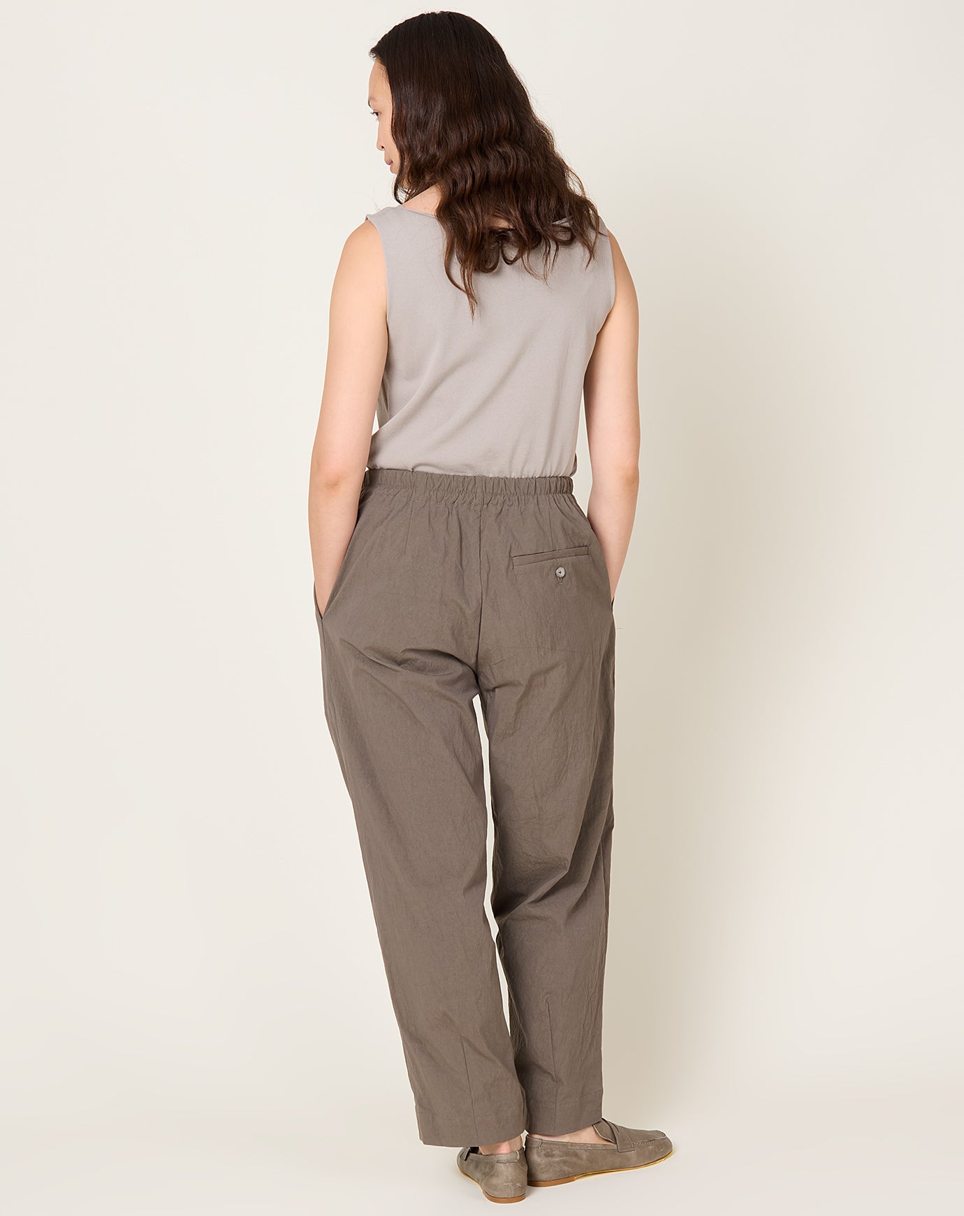 Lauren Manoogian Taper Trousers in Granite