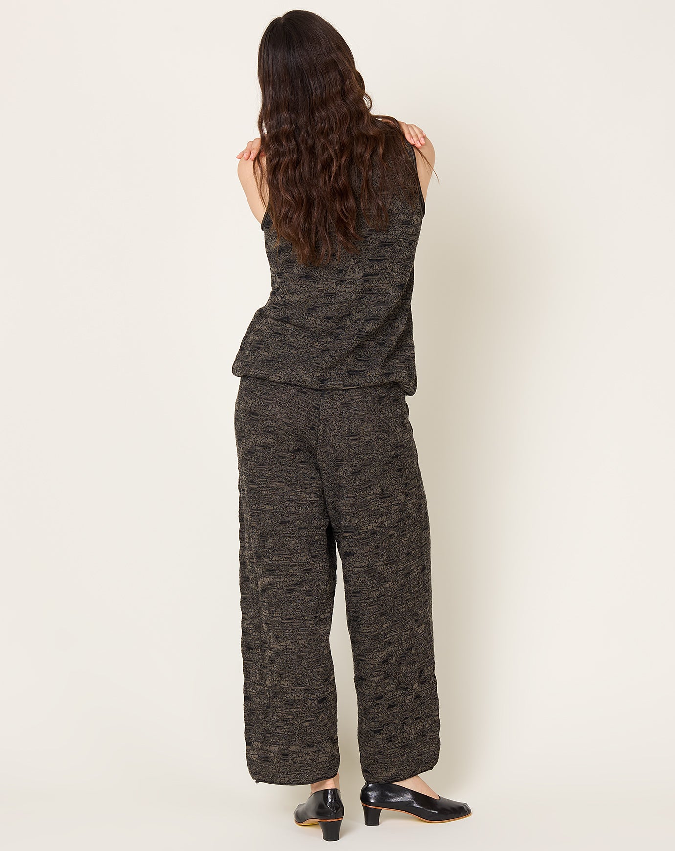 Lauren Manoogian Terra Pants in Black Marl