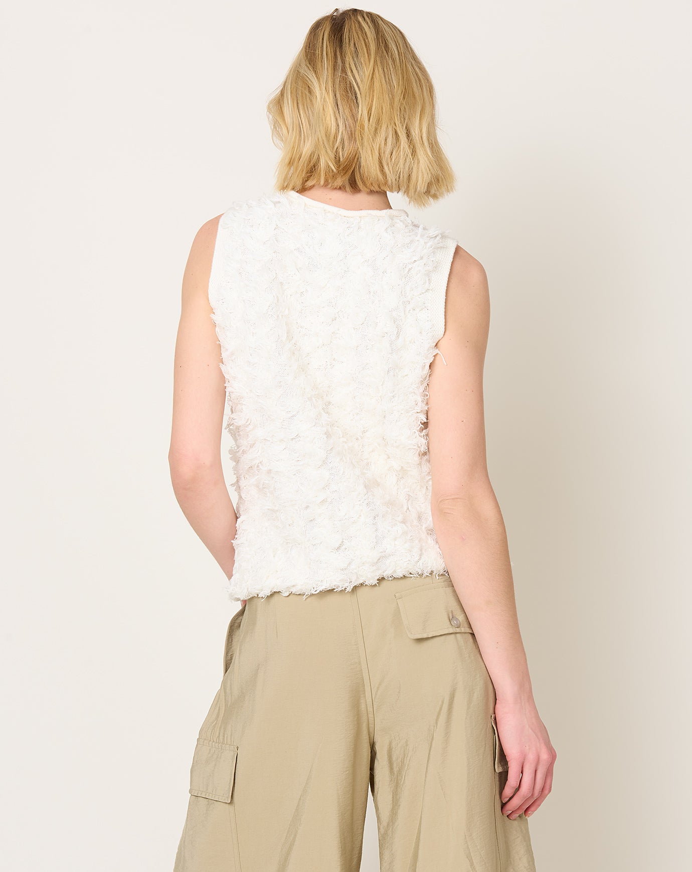 Lauren Manoogian Tufted Shell in Bone