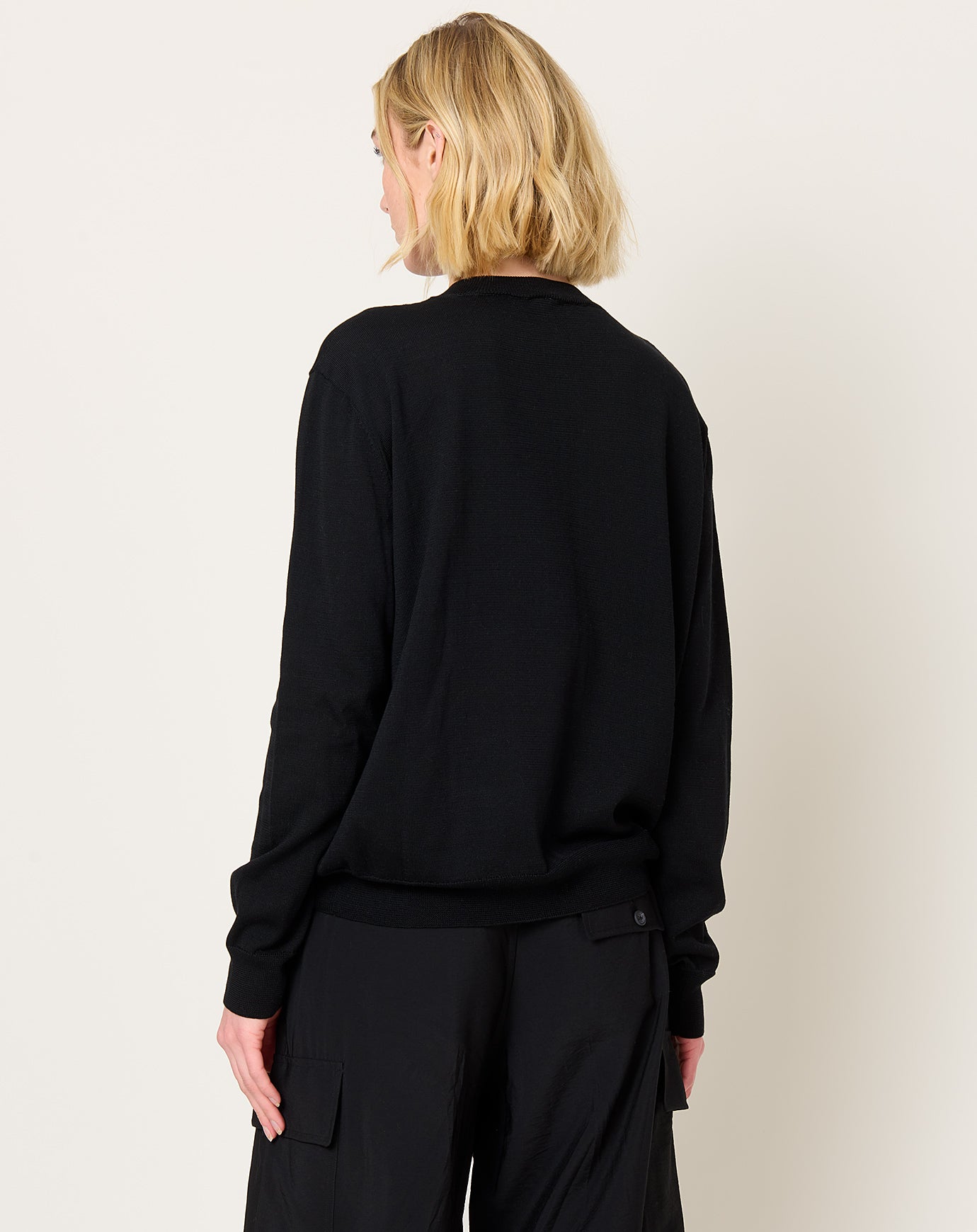 Lauren Manoogian Veil Crewneck in Black