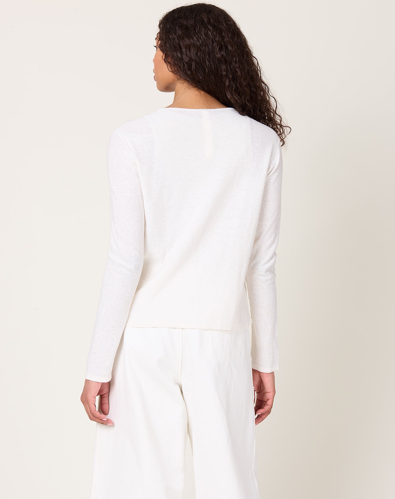 Lauren Manoogian Wave Cardigan in Bone