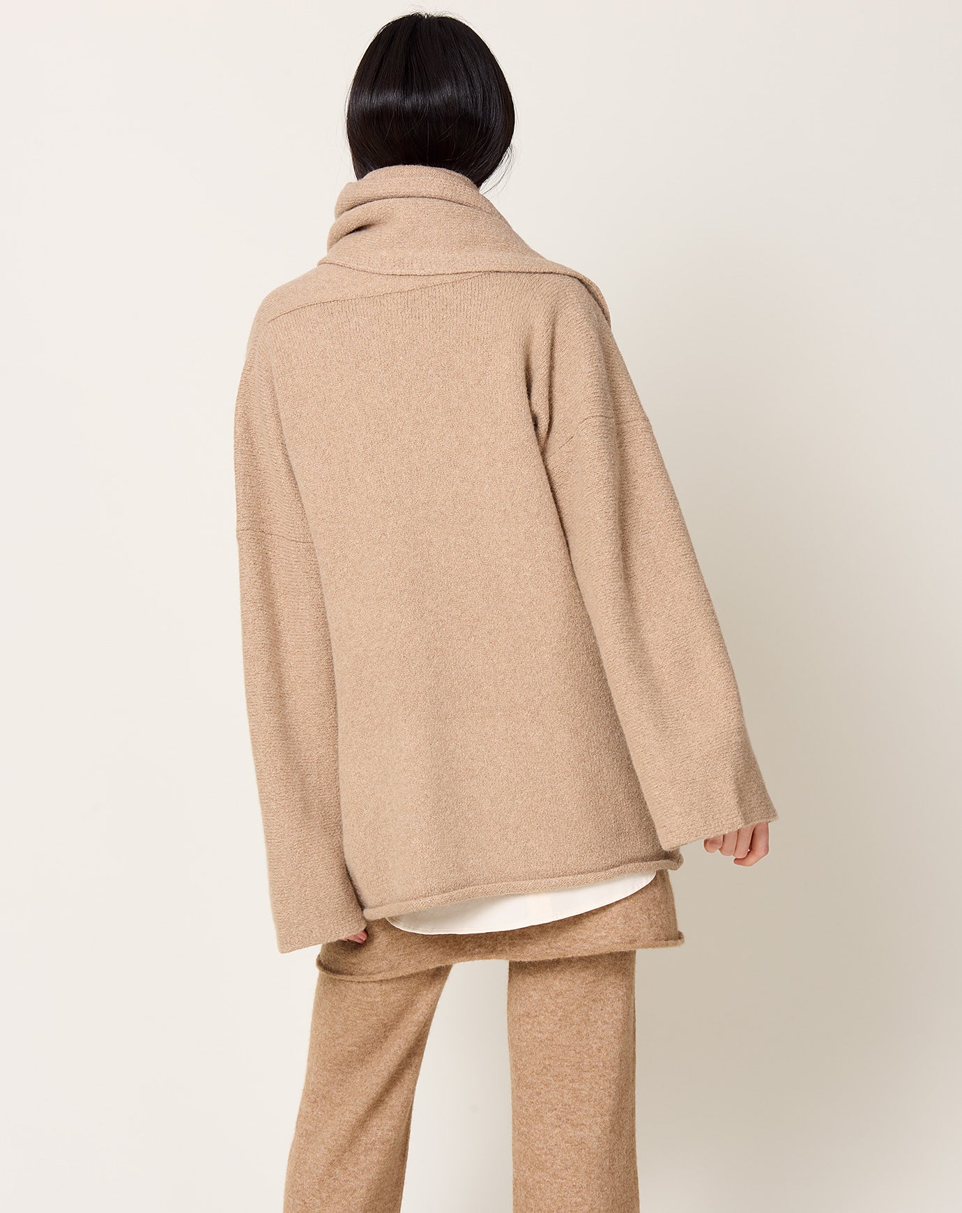 Lauren Manoogian Wrap Coat in Camel