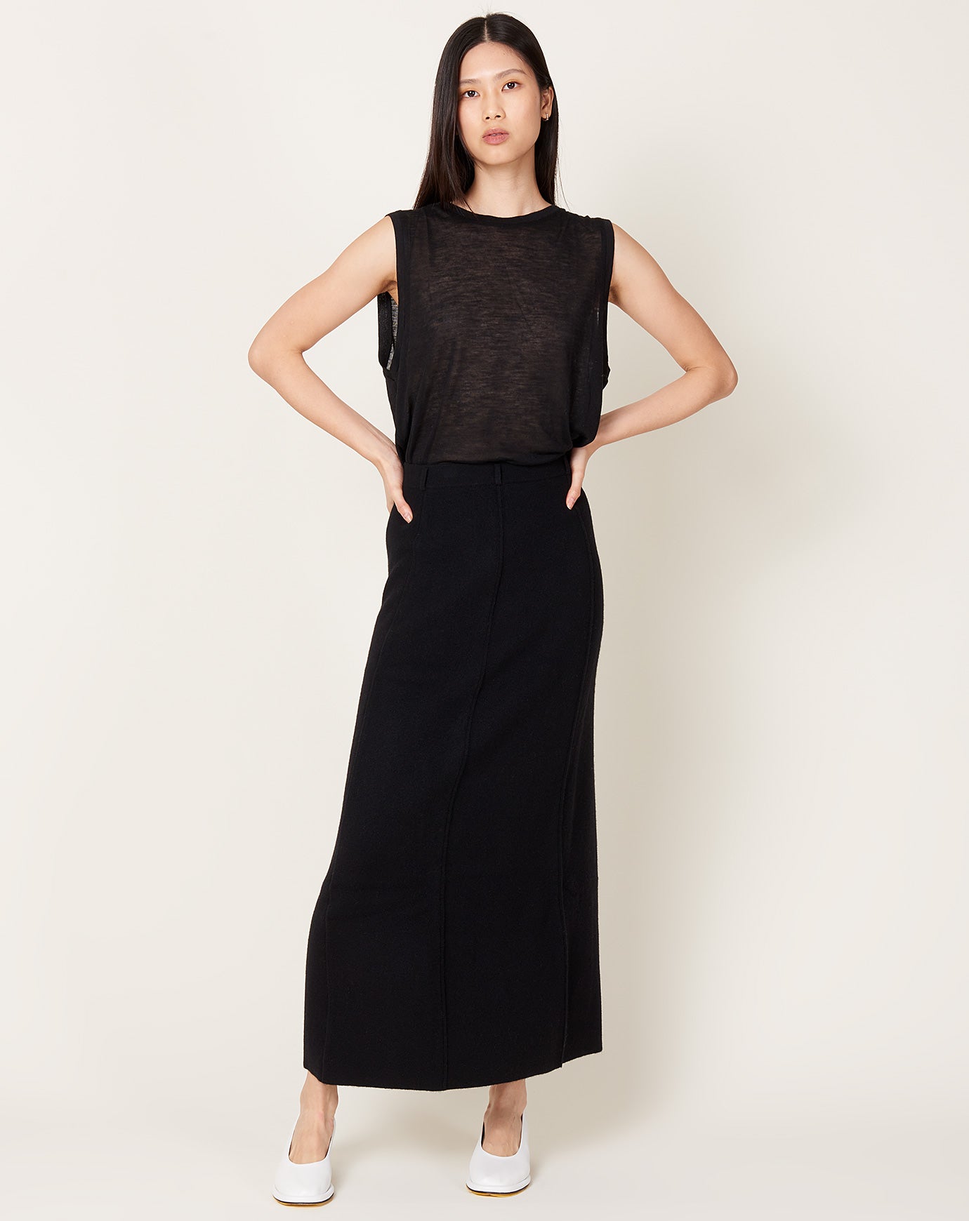 Lisa Yang Ameline Skirt in Black