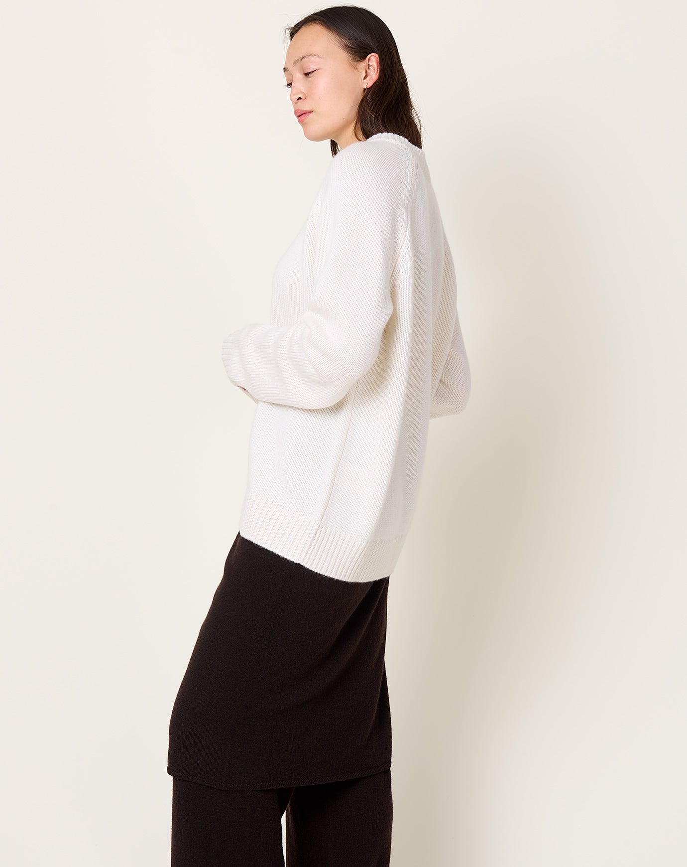 Lisa Yang Anine Sweater in Cream