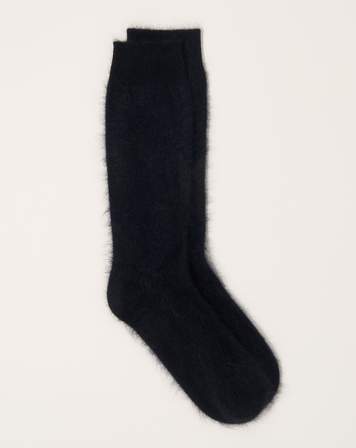 Lisa Yang Brushed Socks in Black