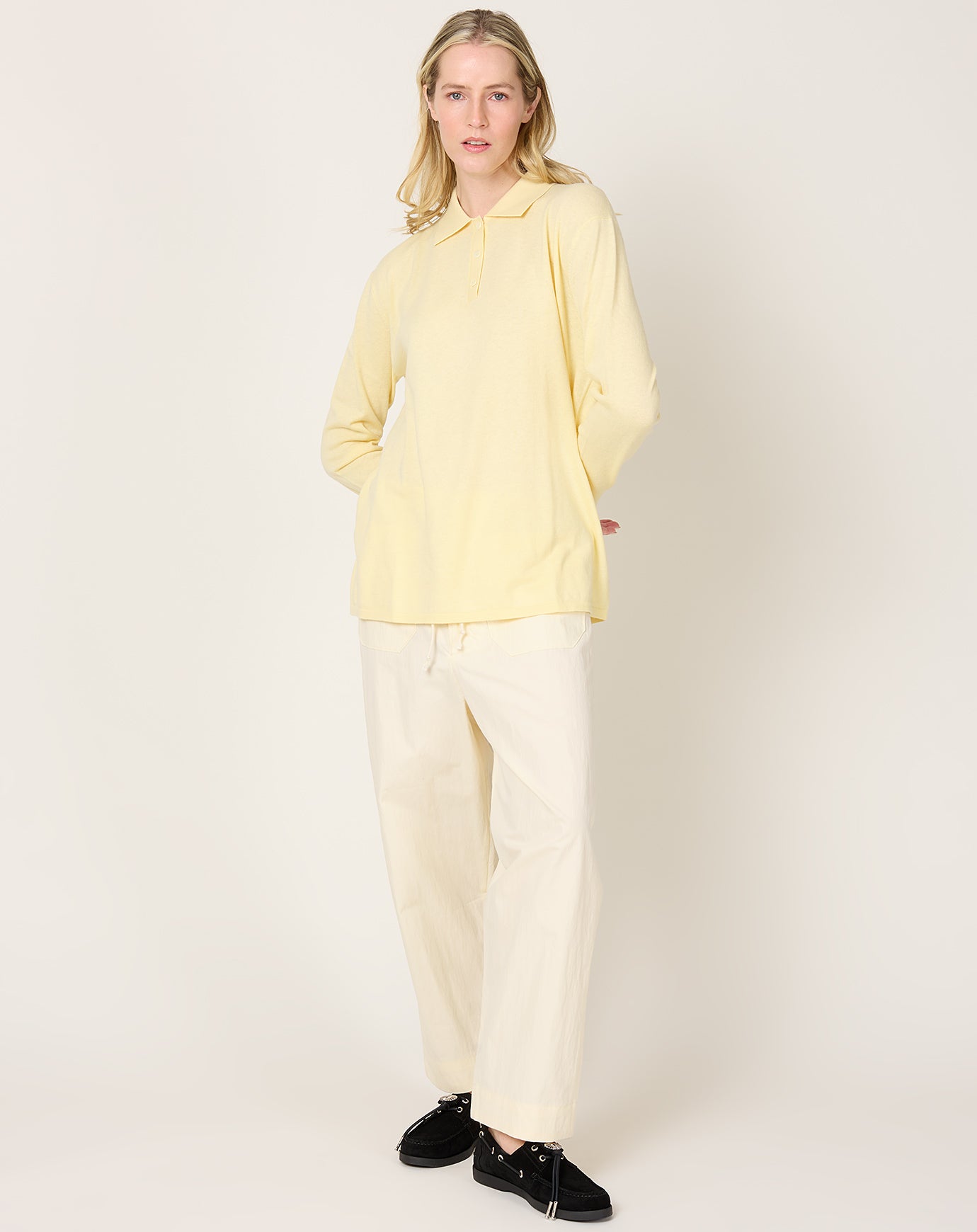 Lisa Yang Marine Cardigan in Charcoal