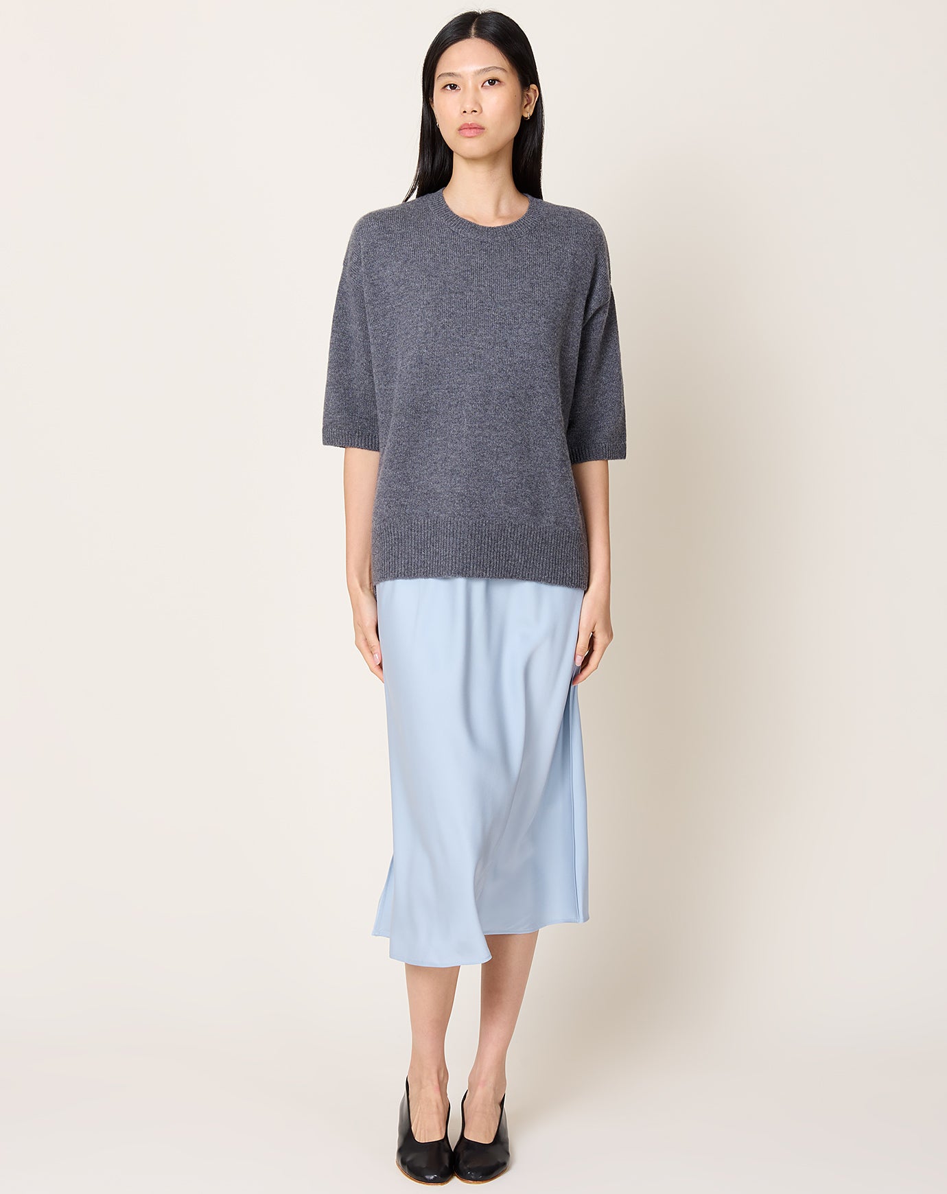 Lisa Yang Camille Sweater in Graphite