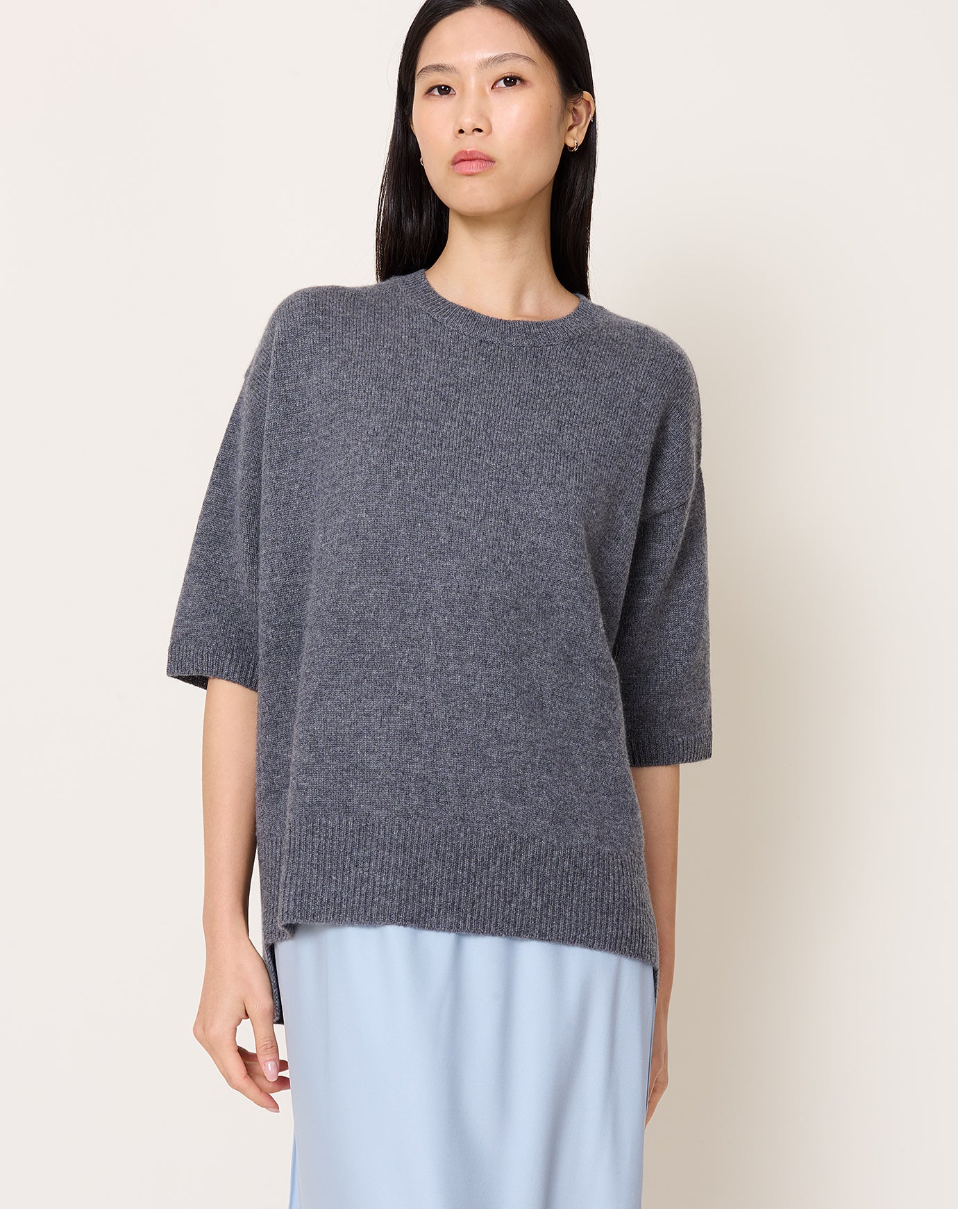 Lisa Yang Camille Sweater in Graphite