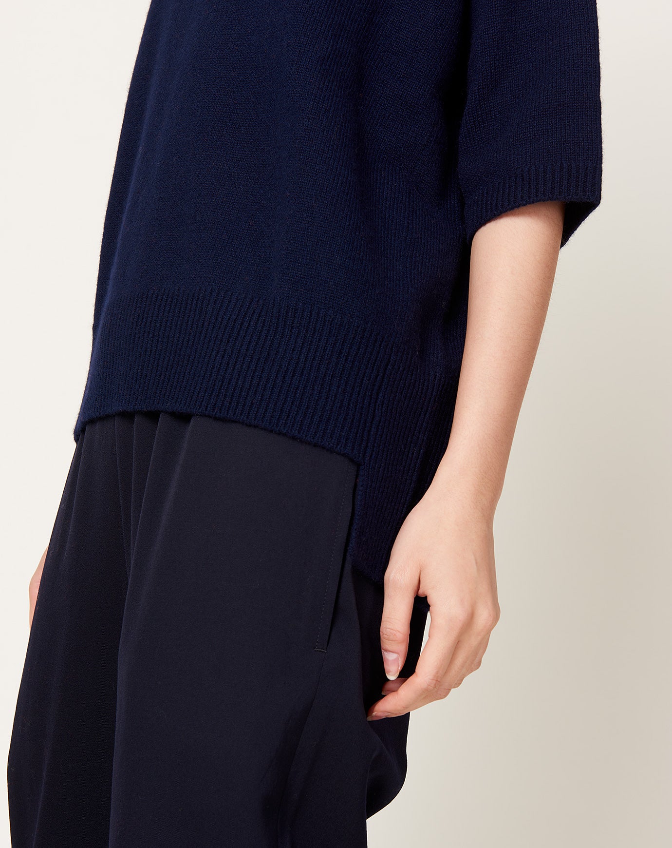 Lisa Yang Camile Sweater in Navy