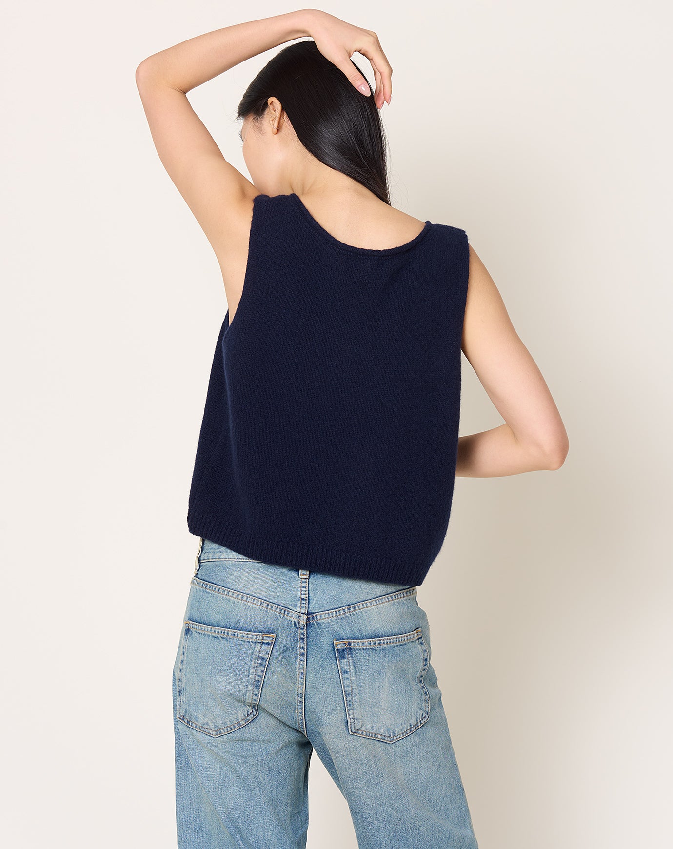 Lisa Yang Devine Vest in Navy