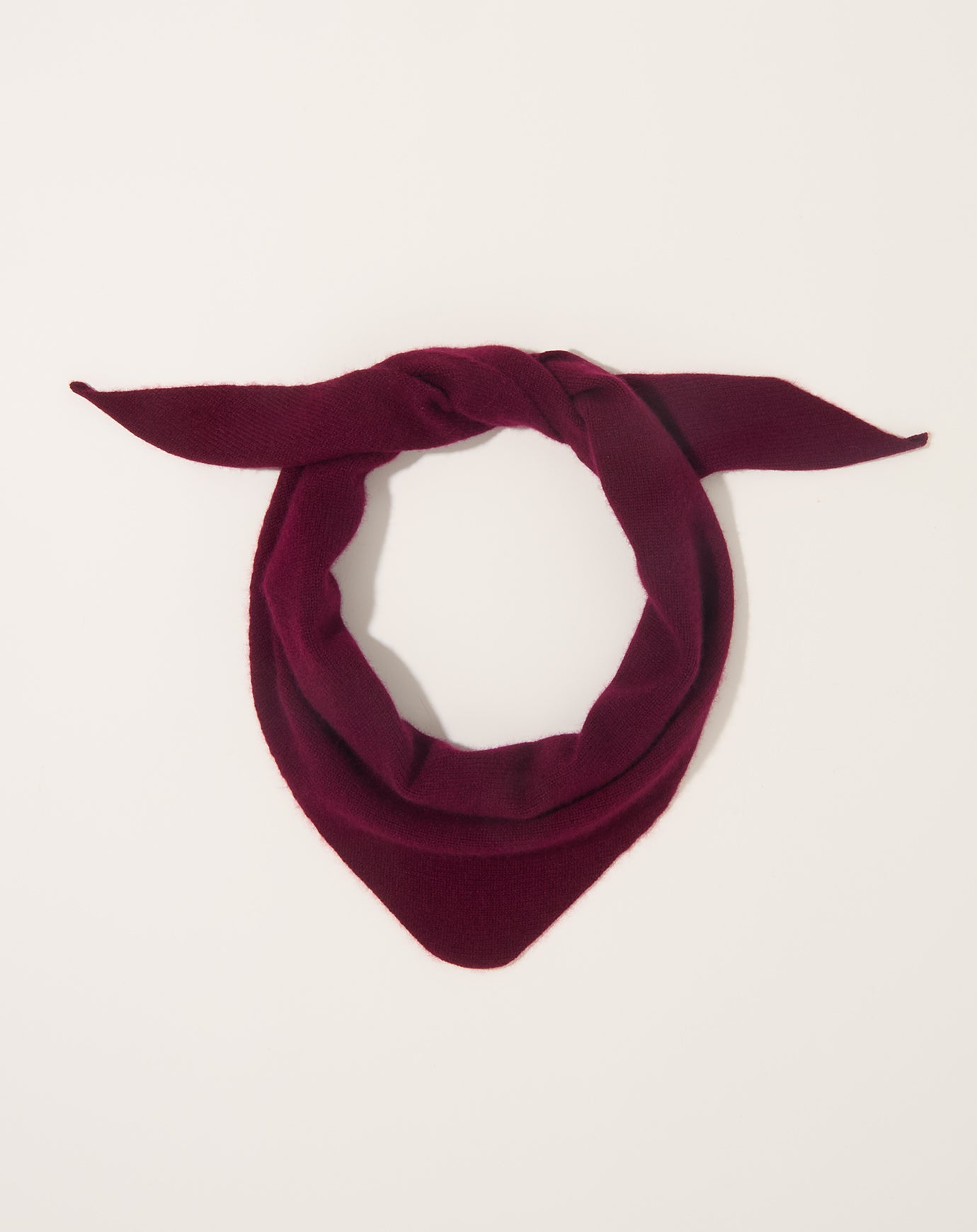 Lisa Yang Florianne Scarf in Deep Plum