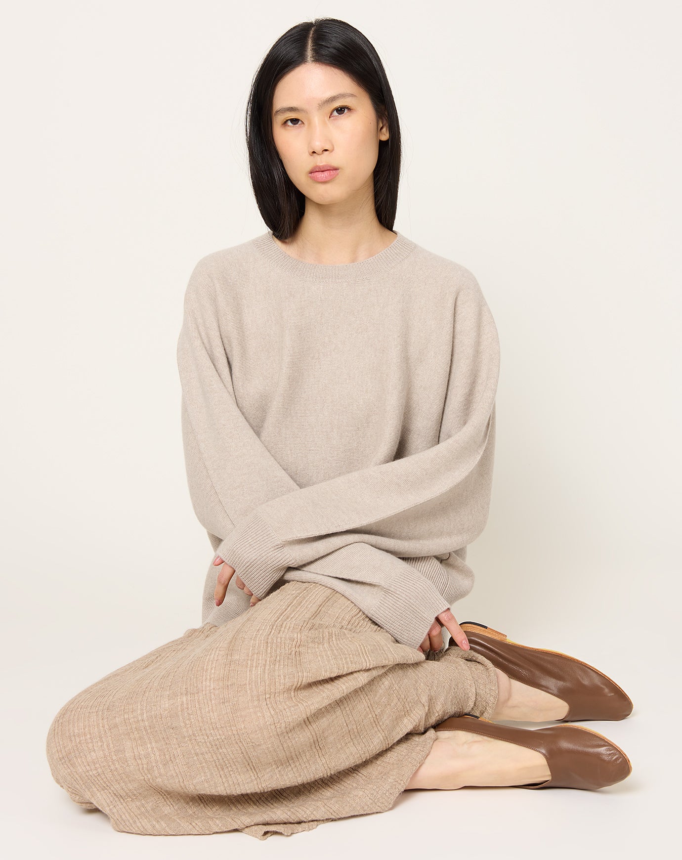 Lisa Yang Haily Sweater in Sand