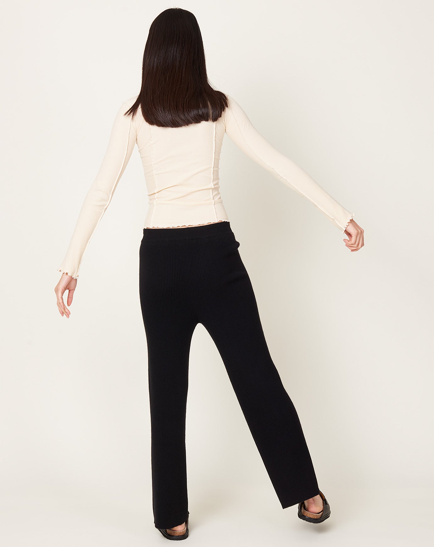 Lisa Yang Heather Trousers in Black