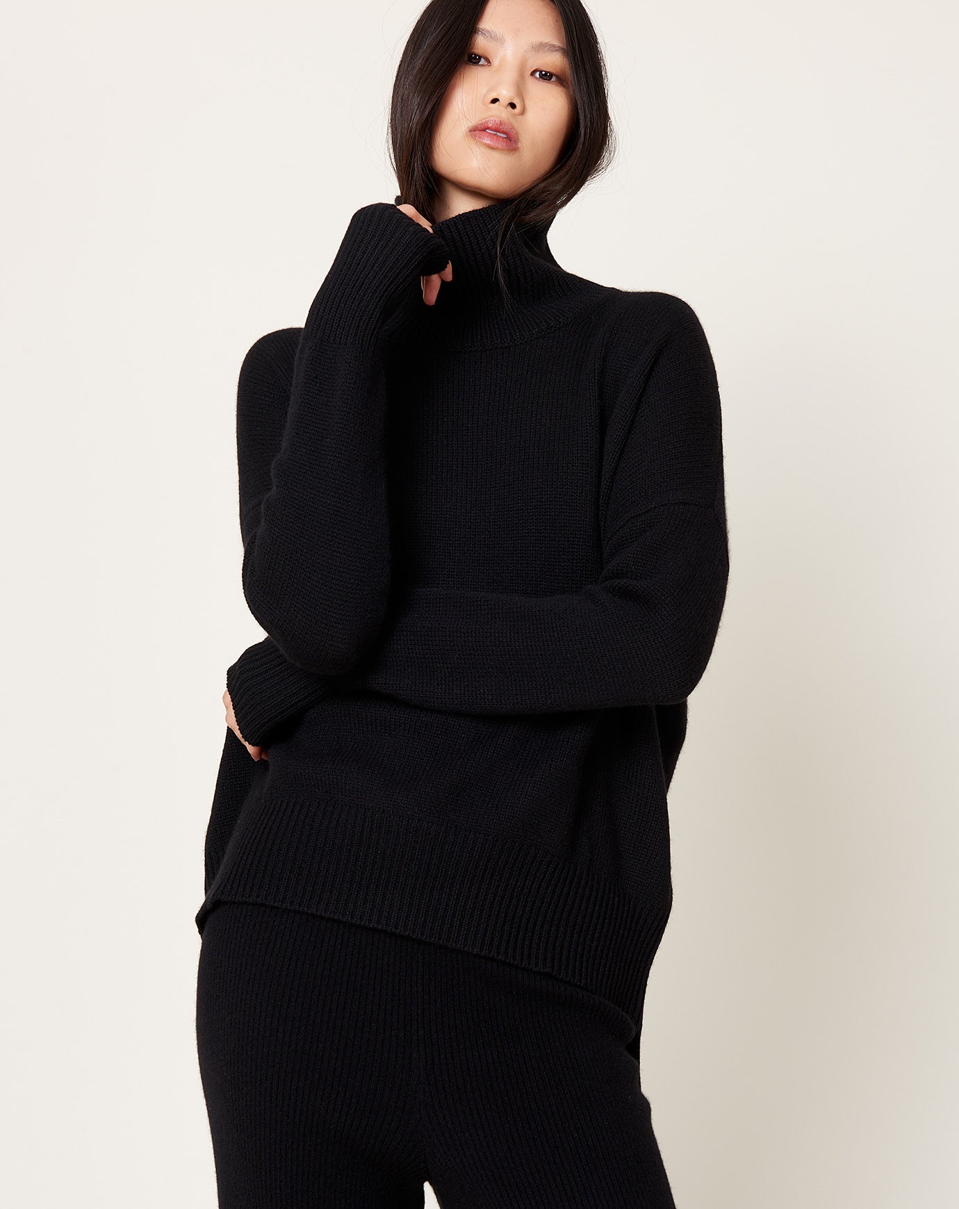 Lisa Yang Heidi Sweater in Black