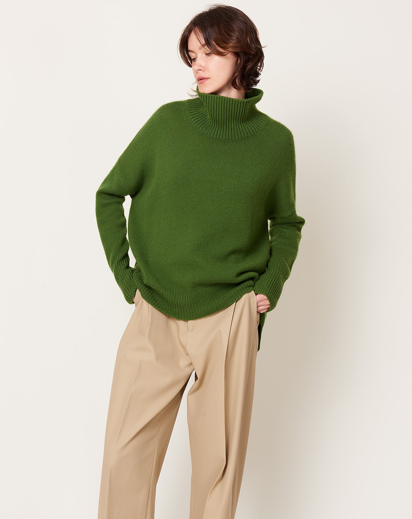 Lisa Yang Heidi Sweater in Matcha