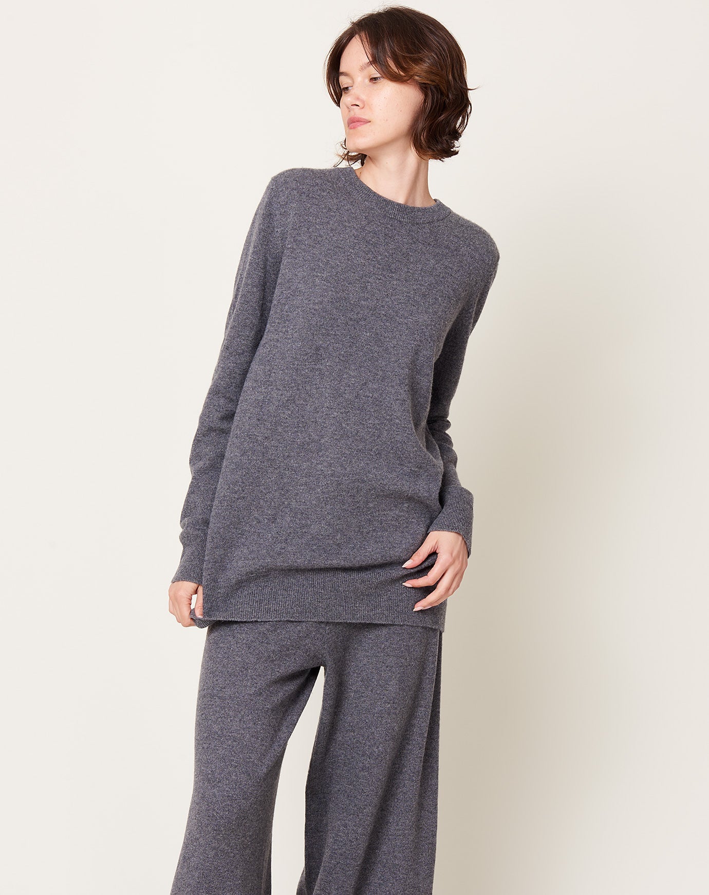 Lisa Yang Helena Sweater in Graphite