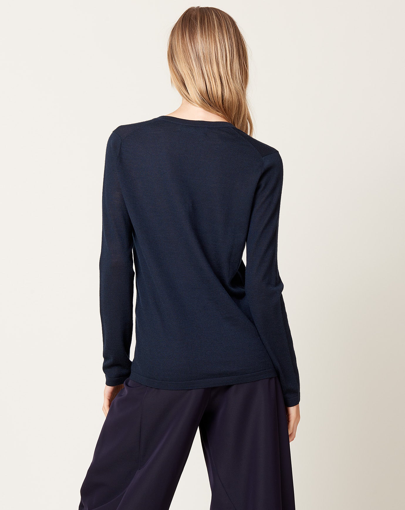 Lisa Yang Jane Sweater in Navy