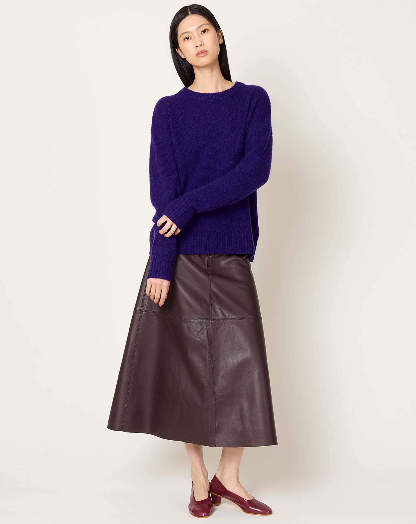 Lisa Yang Lova Sweater in Orchid