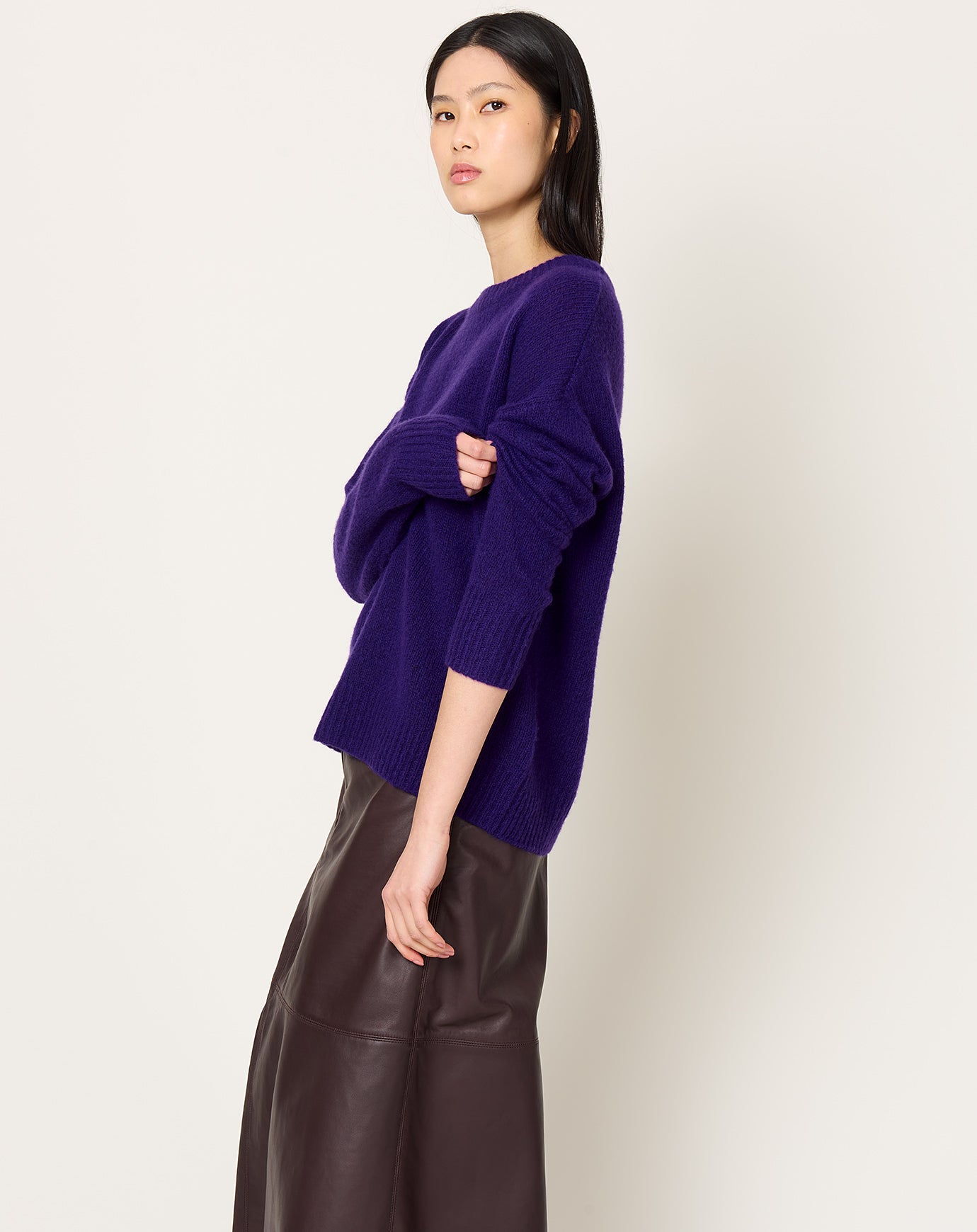 Lisa Yang Lova Sweater in Orchid