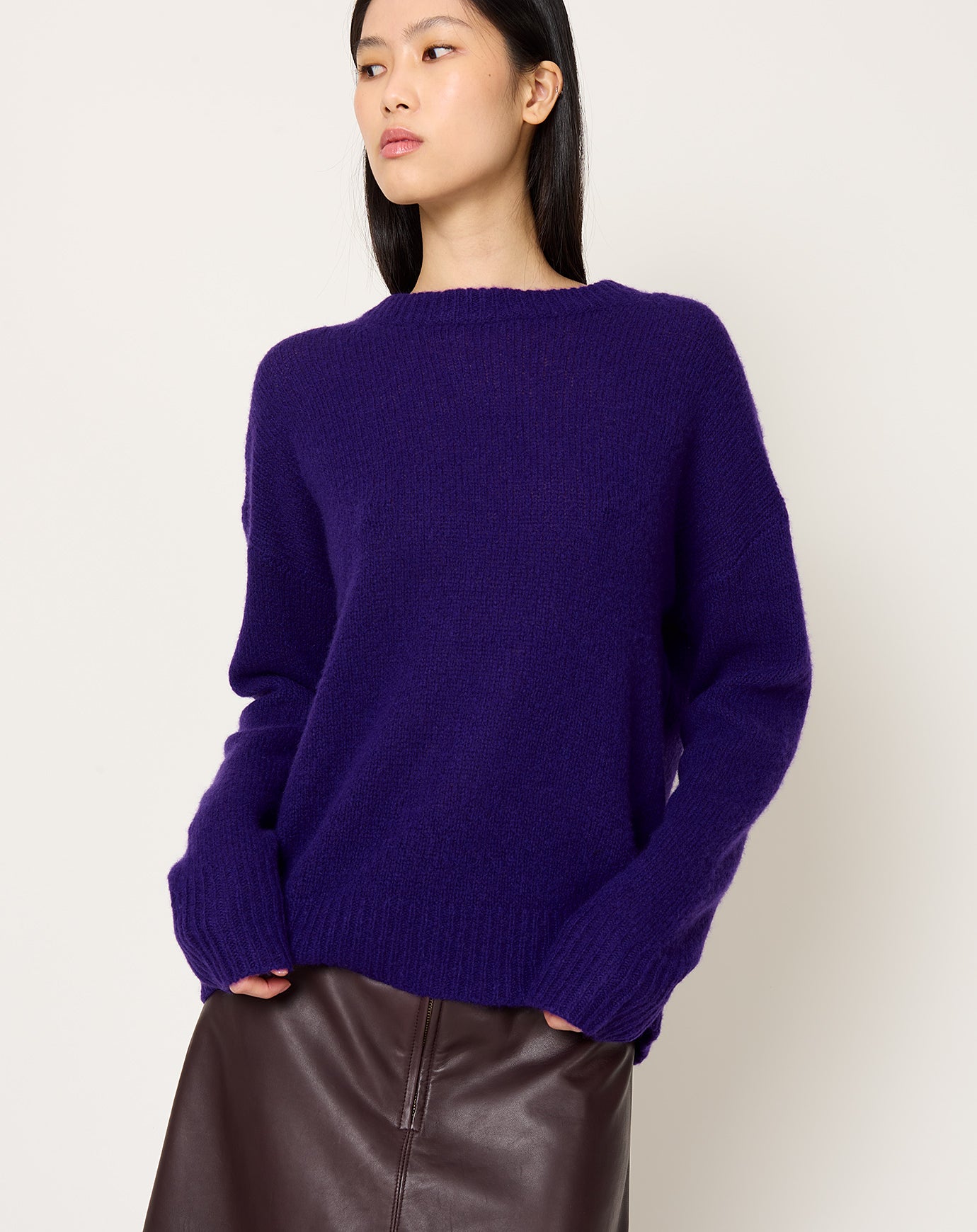 Lisa Yang Lova Sweater in Orchid