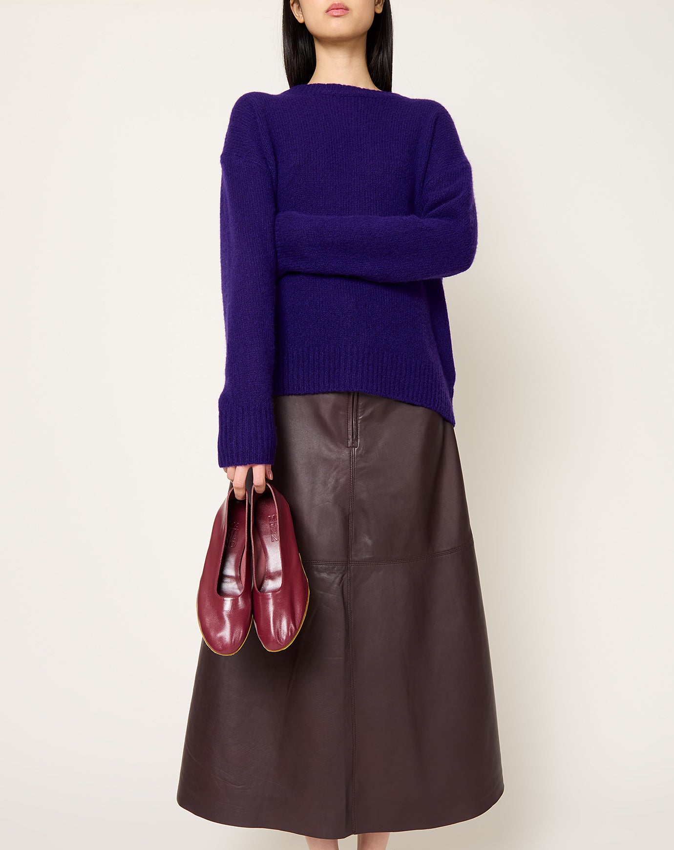 Lisa Yang Lova Sweater in Orchid