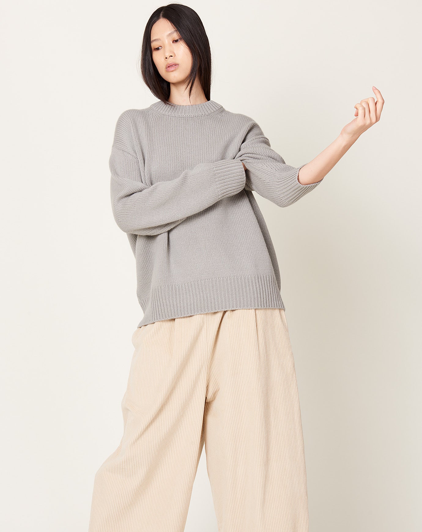 Lisa Yang Renske Sweater in Pebble