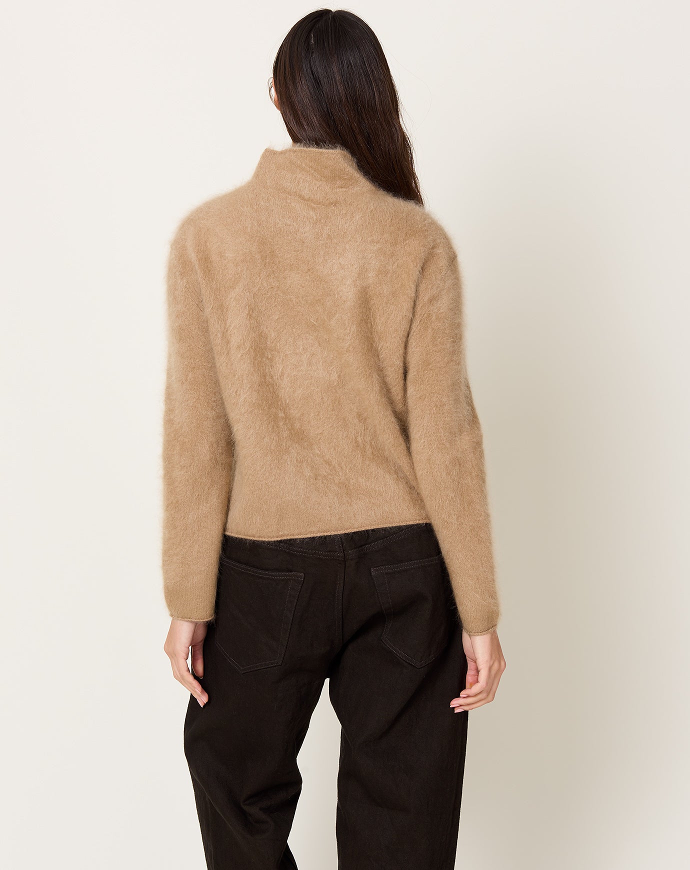 Lisa Yang Sandy Sweater in Brushed Toffee
