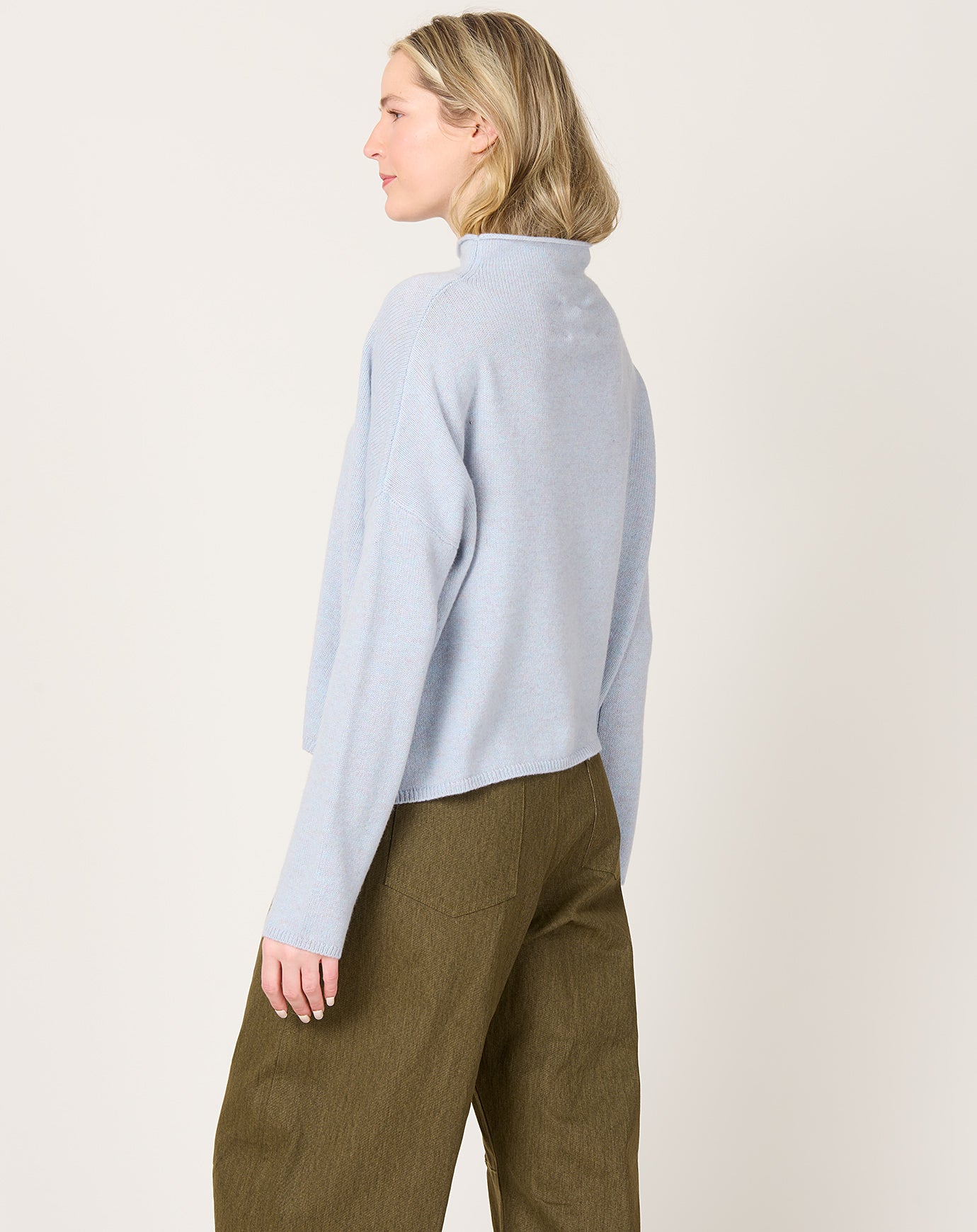 Lisa Yang Sandy Sweater in Misty Blue