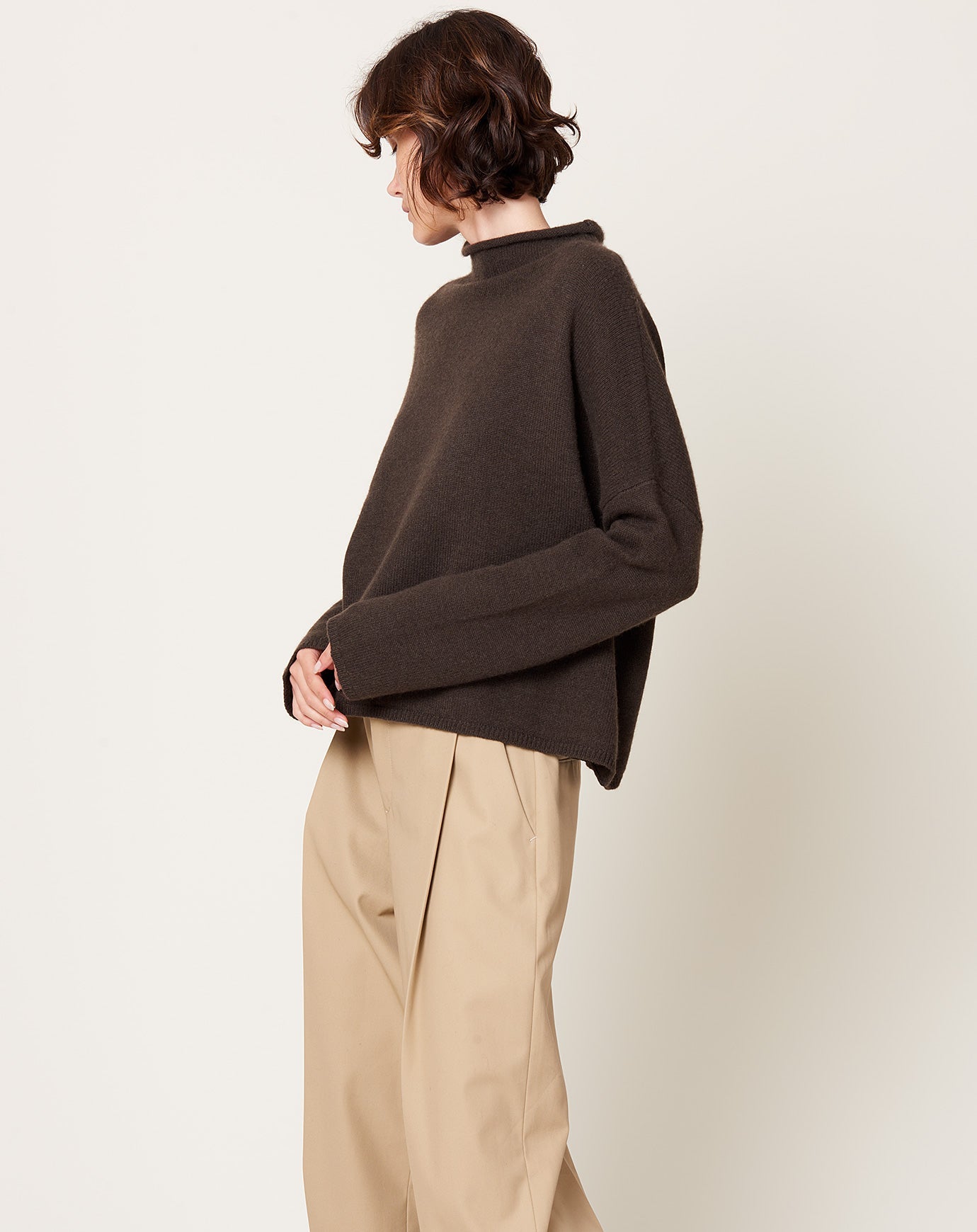 Lisa Yang Sandy Sweater in Wood