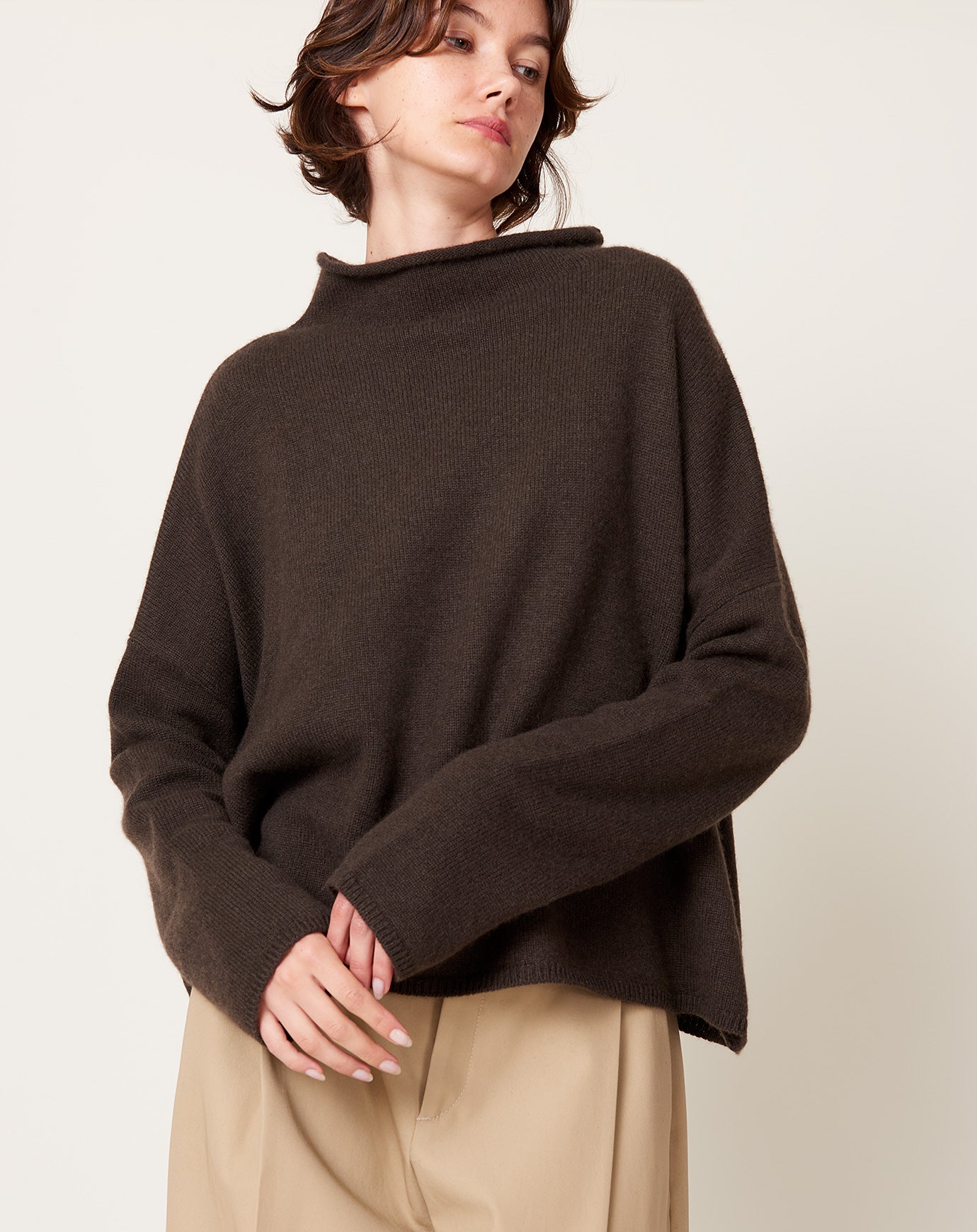 Lisa Yang Sandy Sweater in Wood