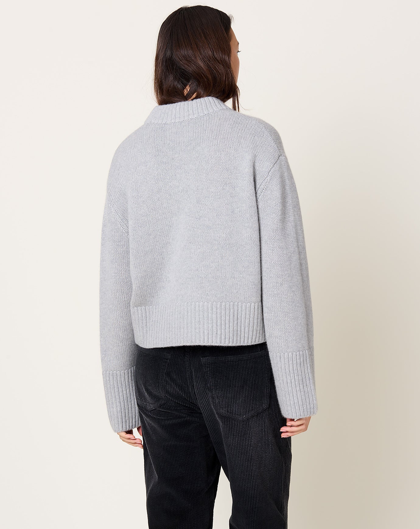Lisa Yang Sony Sweater in Dove Grey